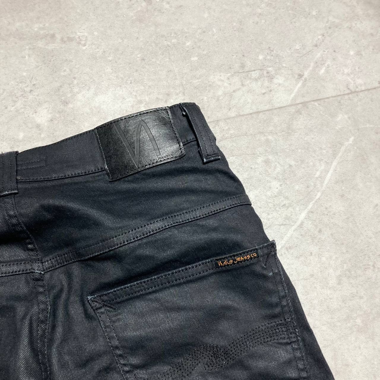 Nudie Jeans Nudie Jeans Thin Finn Back 2 Black 12Oz Selvage Size US 30 / EU 46 - 14 Thumbnail