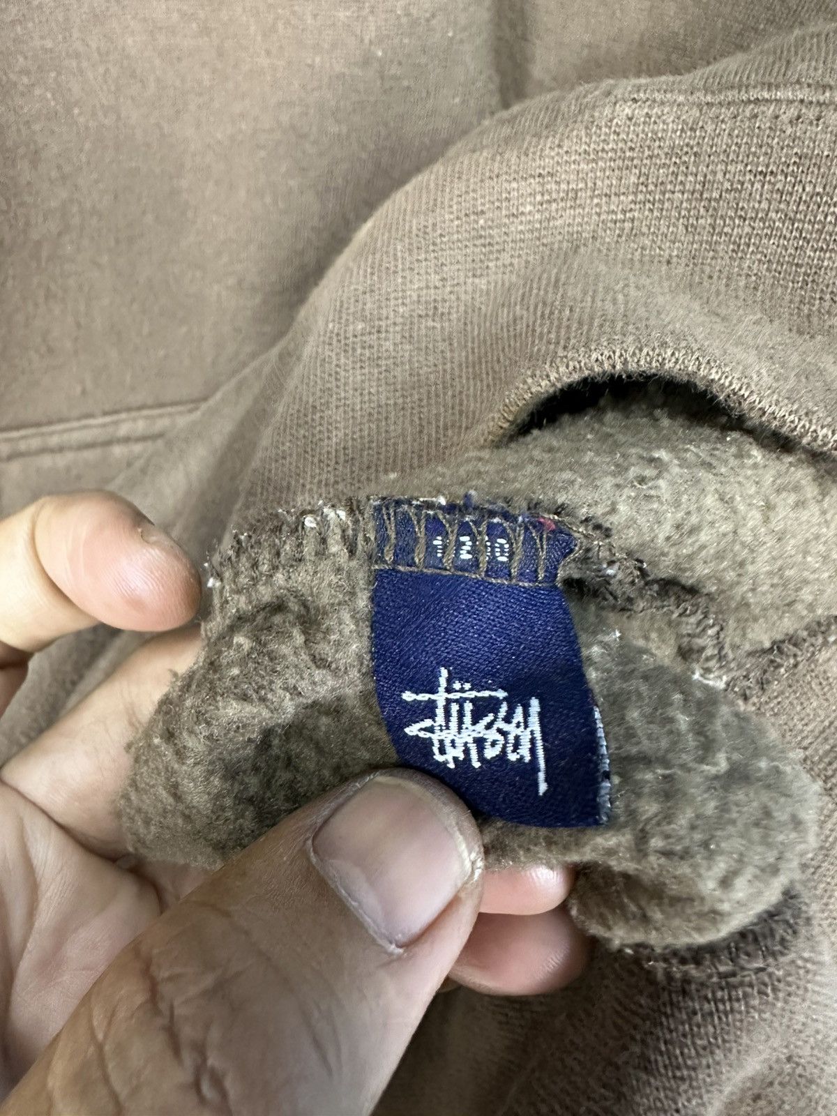Stussy Stussy Big Logo Faded Hoodie Z353 Size US XL / EU 56 / 4 - 11 Thumbnail