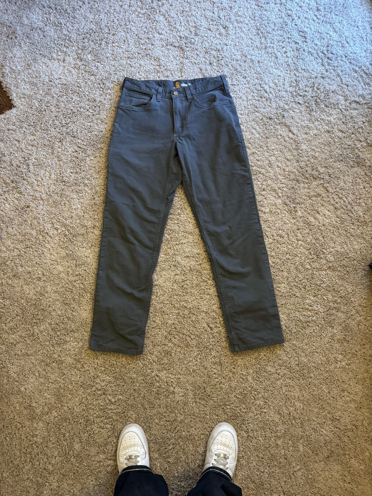 Carhartt carhartt grey work pants Size US 32 / EU 48 - 2 Thumbnail