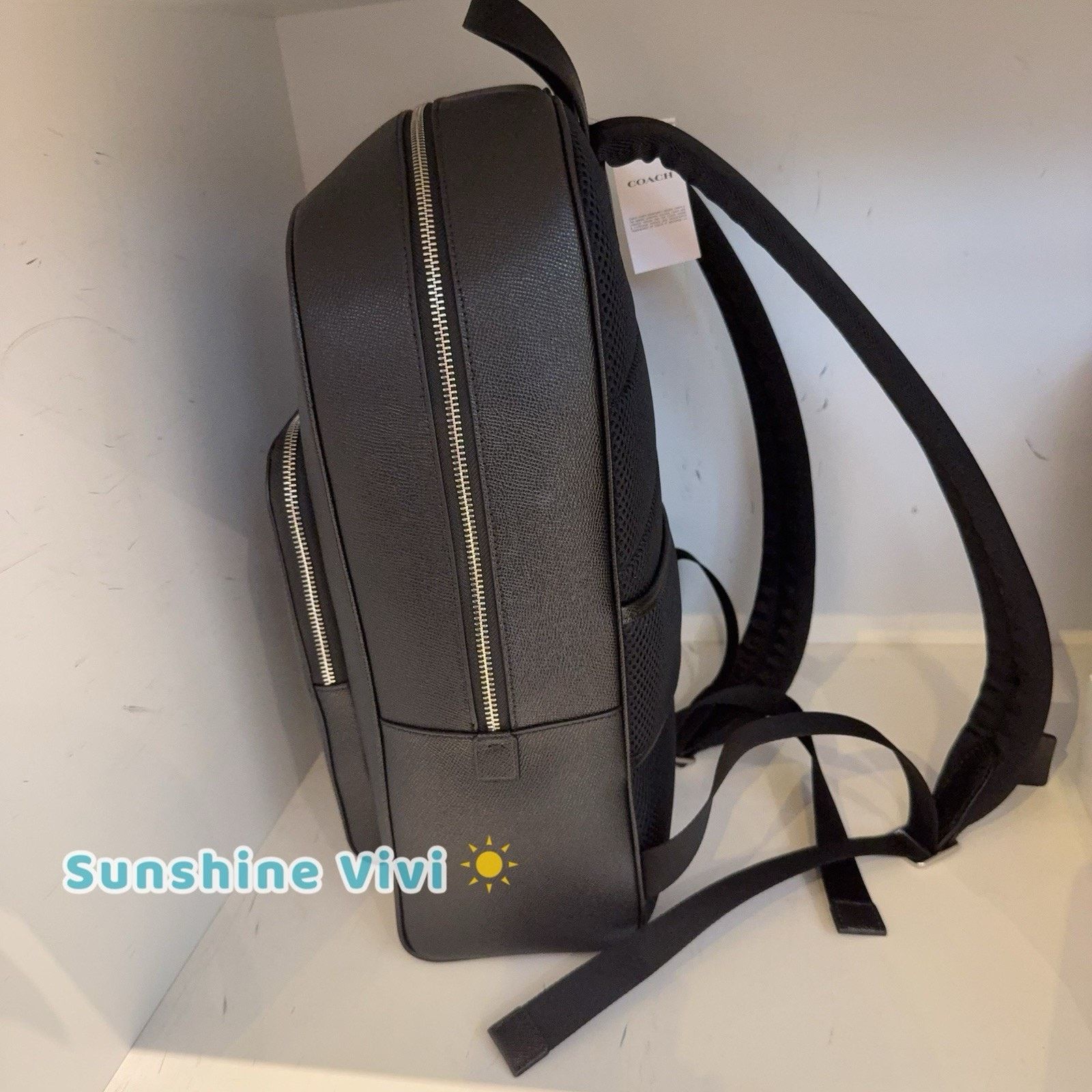 Coach NWT Coach Aiden Backpack Silver Black leather CDY10 Size ONE SIZE - 2 Thumbnail
