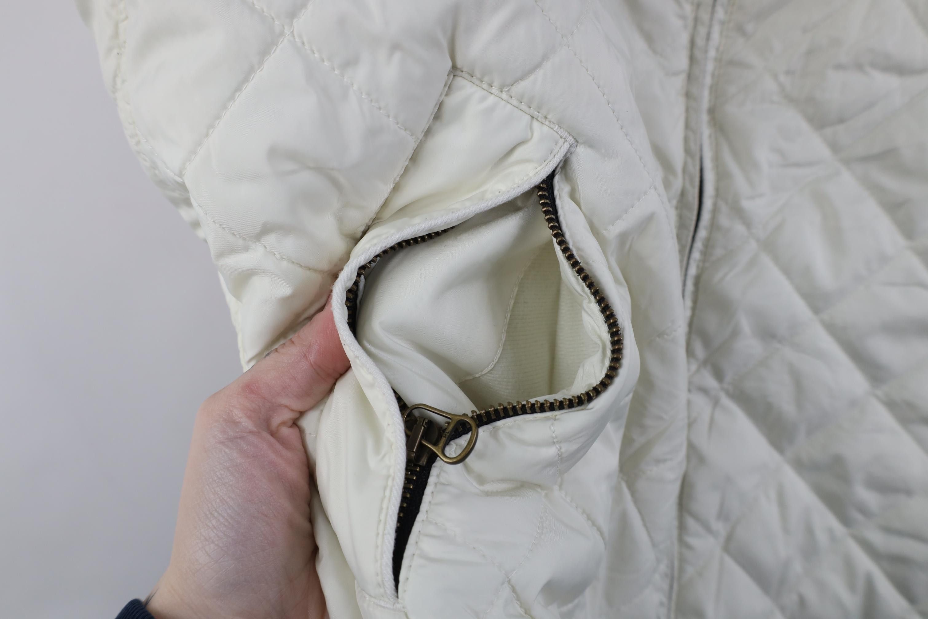 Polo Ralph Lauren Vintage Ralph Lauren Quilted Full Zip Vest Jacket Cream Size XL / US 12-14 / IT 48-50 - 10 Thumbnail