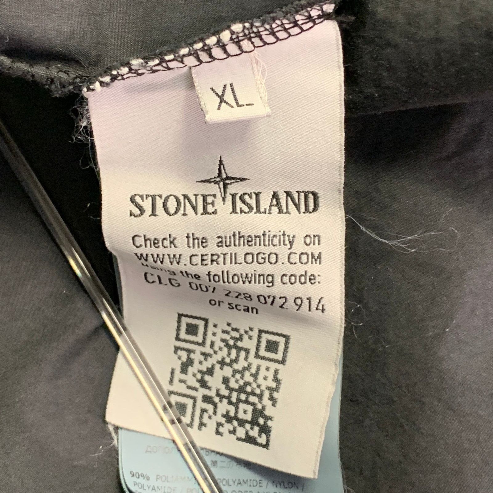 Stone Island STONE ISLAND SHADOW PROJECT Black Cotton Blend Zip Up Jacket Size US XL / EU 56 / 4 - 5 Thumbnail