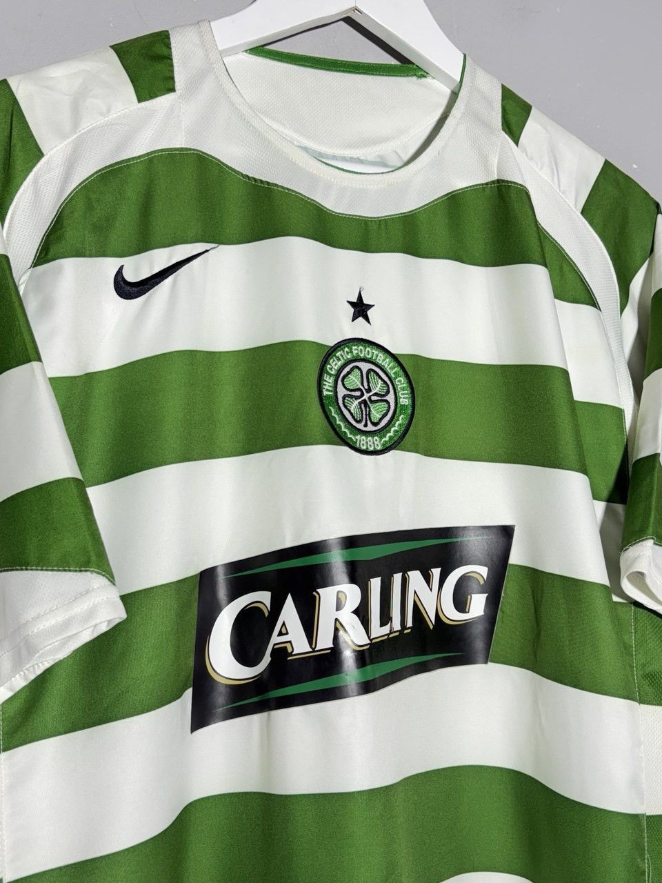 Nike 2009 Vintage Nike Celtic Soccer Jersey Carling Scottish Size US XL / EU 56 / 4 - 3 Thumbnail
