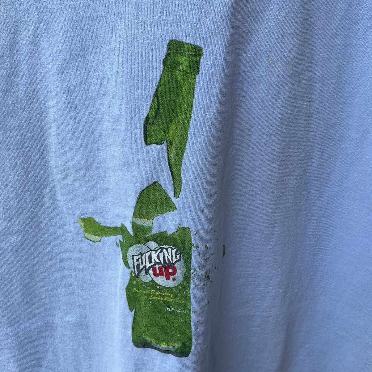 Fucking Awesome × Vintage 🔥🔥Fucking Awesome 7 Up Drink Crash Trash Bleach Tee Size US L / EU 52-54 / 3 - 4 Thumbnail