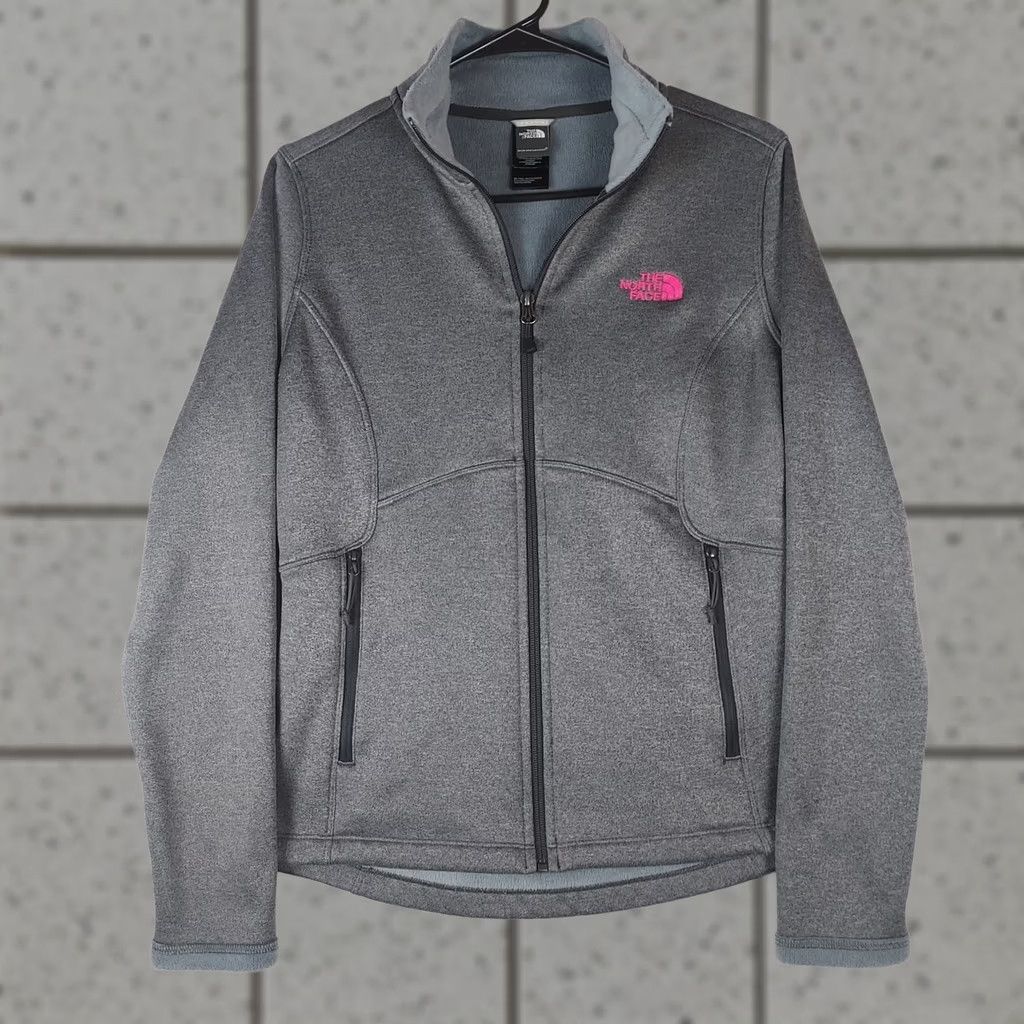 The North Face The North Face Women Softshell Jacket M Gray Full Zip Logo Outdoor Hiking Size M / US 6-8 / IT 42-44 - 1 Thumbnail