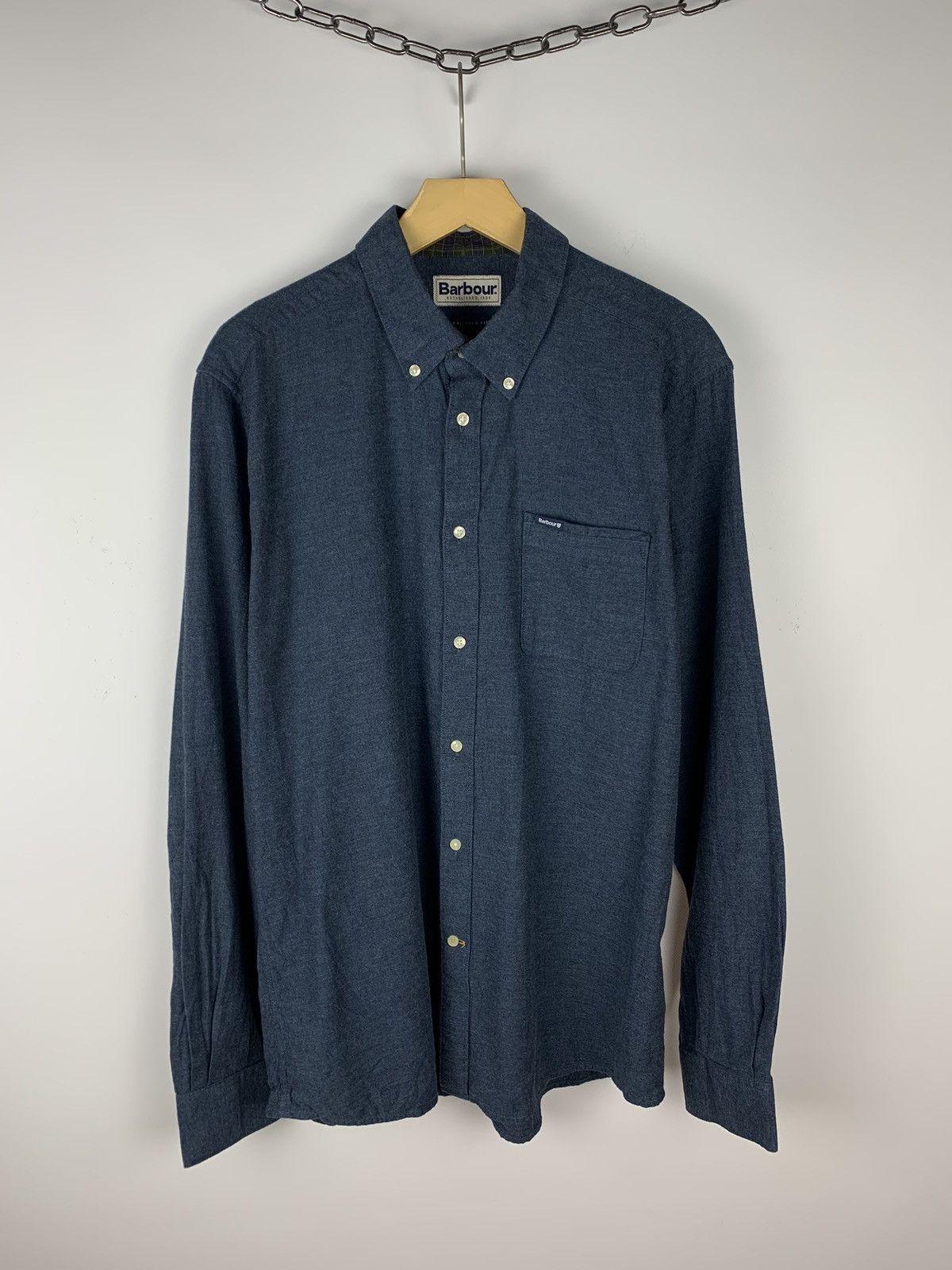 Barbour Barbour Tailored Fit Shirt Buttons Ups Long Sleeve Size M Size US M / EU 48-50 / 2 - 1 Thumbnail