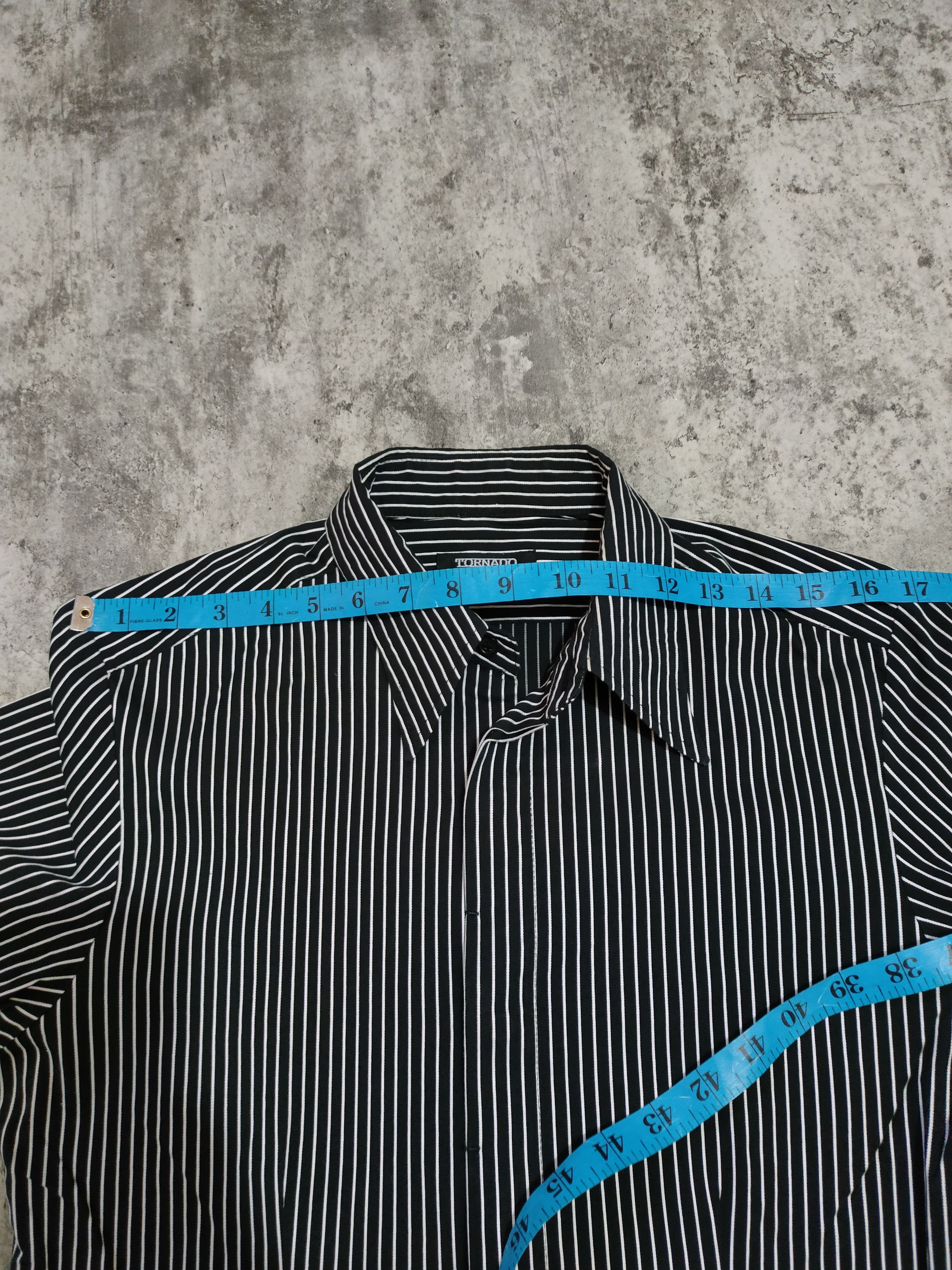 Tornado Mart Tornado Mart strip long shirt Size US M / EU 48-50 / 2 - 12 Thumbnail