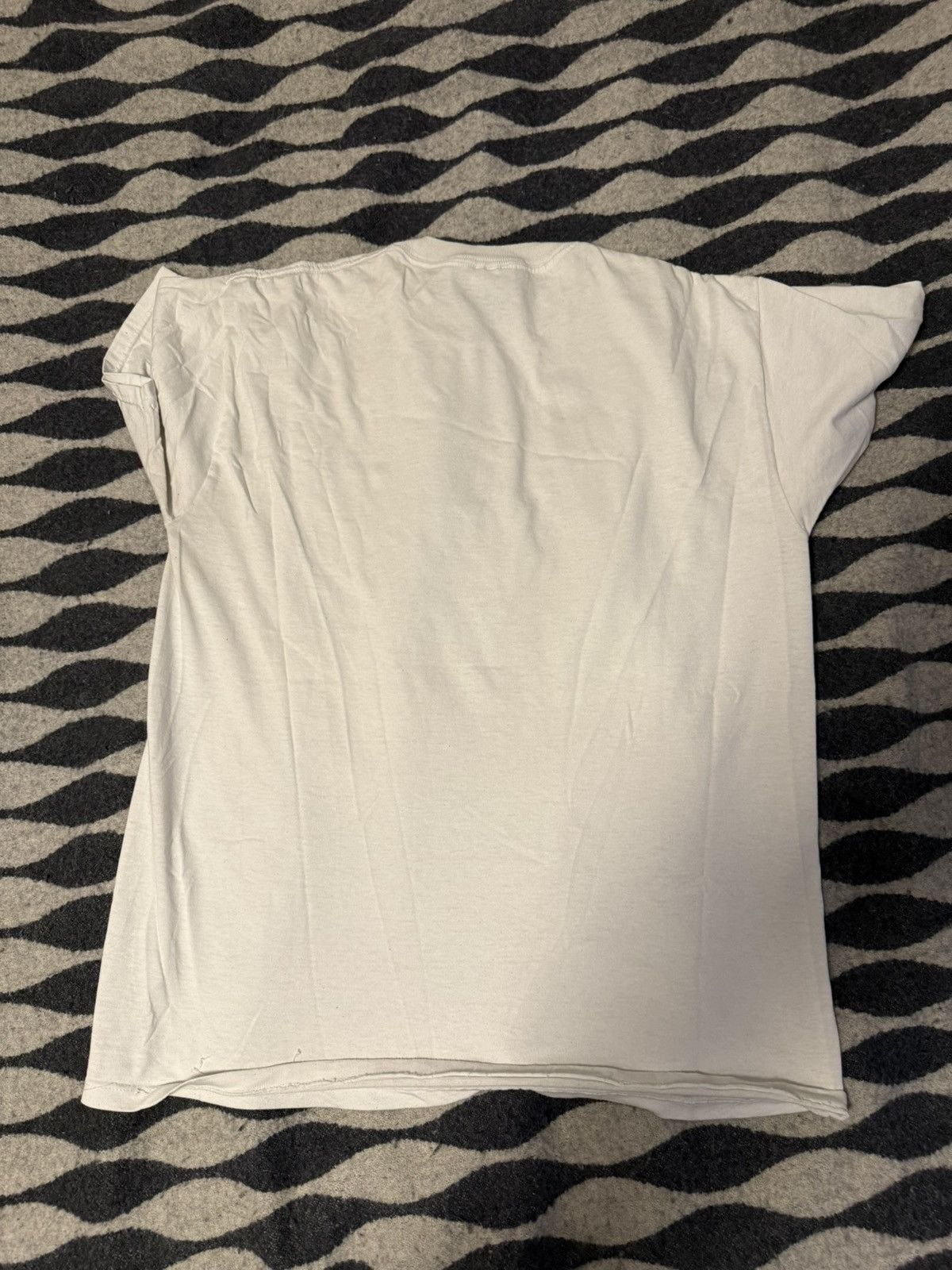 Vintage White portrait novelty tee thinking Size US XL / EU 56 / 4 - 2 Thumbnail