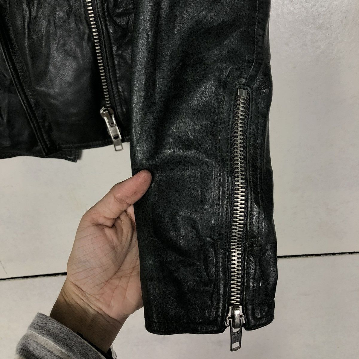Seditionaries 🔥VINTAGE DOUBLE COLLAR LEATHE JACKET SWORD 14th ADDICTION Size US M / EU 48-50 / 2 - 17 Thumbnail