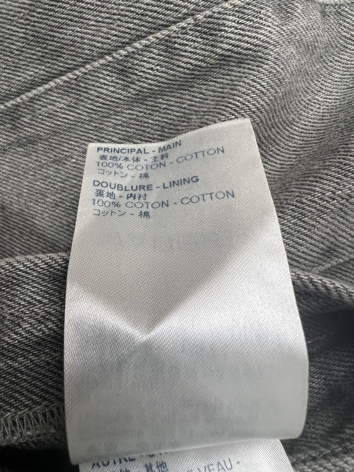 Louis Vuitton LOUIS VUITTON AW19 DENIM JEANS GREY JACKET SZ:50 Size US L / EU 52-54 / 3 - 9 Thumbnail