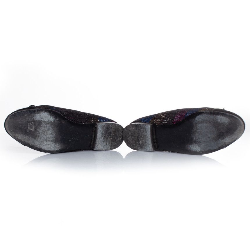 Chanel Chanel, ponyskin and lurex ballerina Size US 7.5 / IT 37.5 - 7 Thumbnail