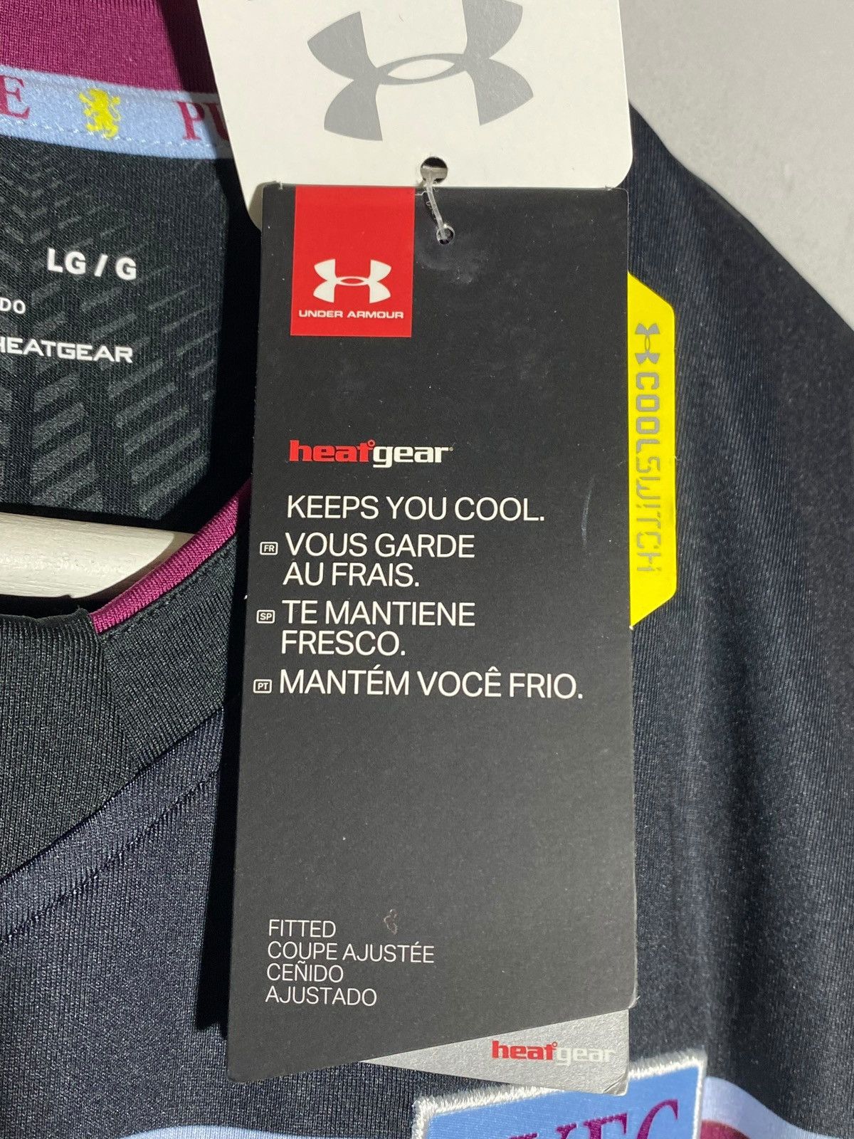 Under Armour Under Armour Aston Villa 2017/18 Away Football Shirt Size US L / EU 52-54 / 3 - 12 Thumbnail