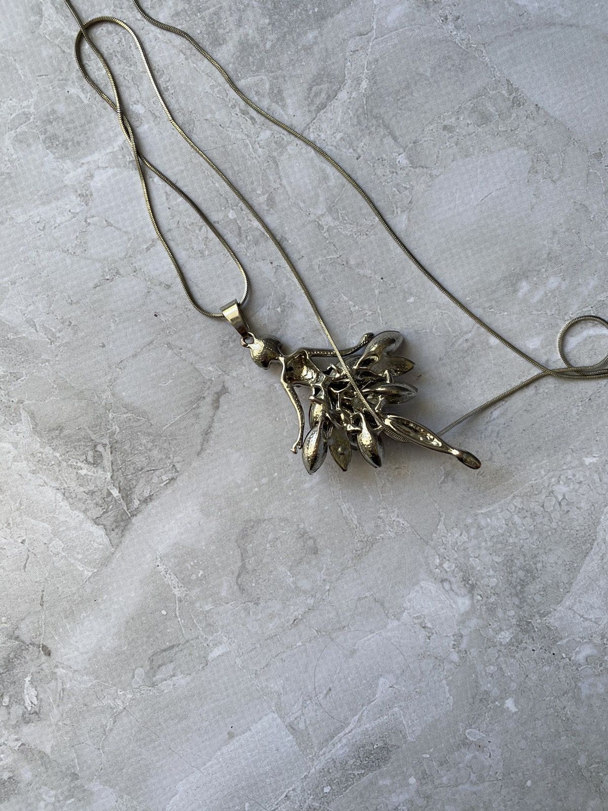 Jewelry × Vintage Ballerina Pendant Necklace Crystals Vintage Size ONE SIZE - 5 Thumbnail