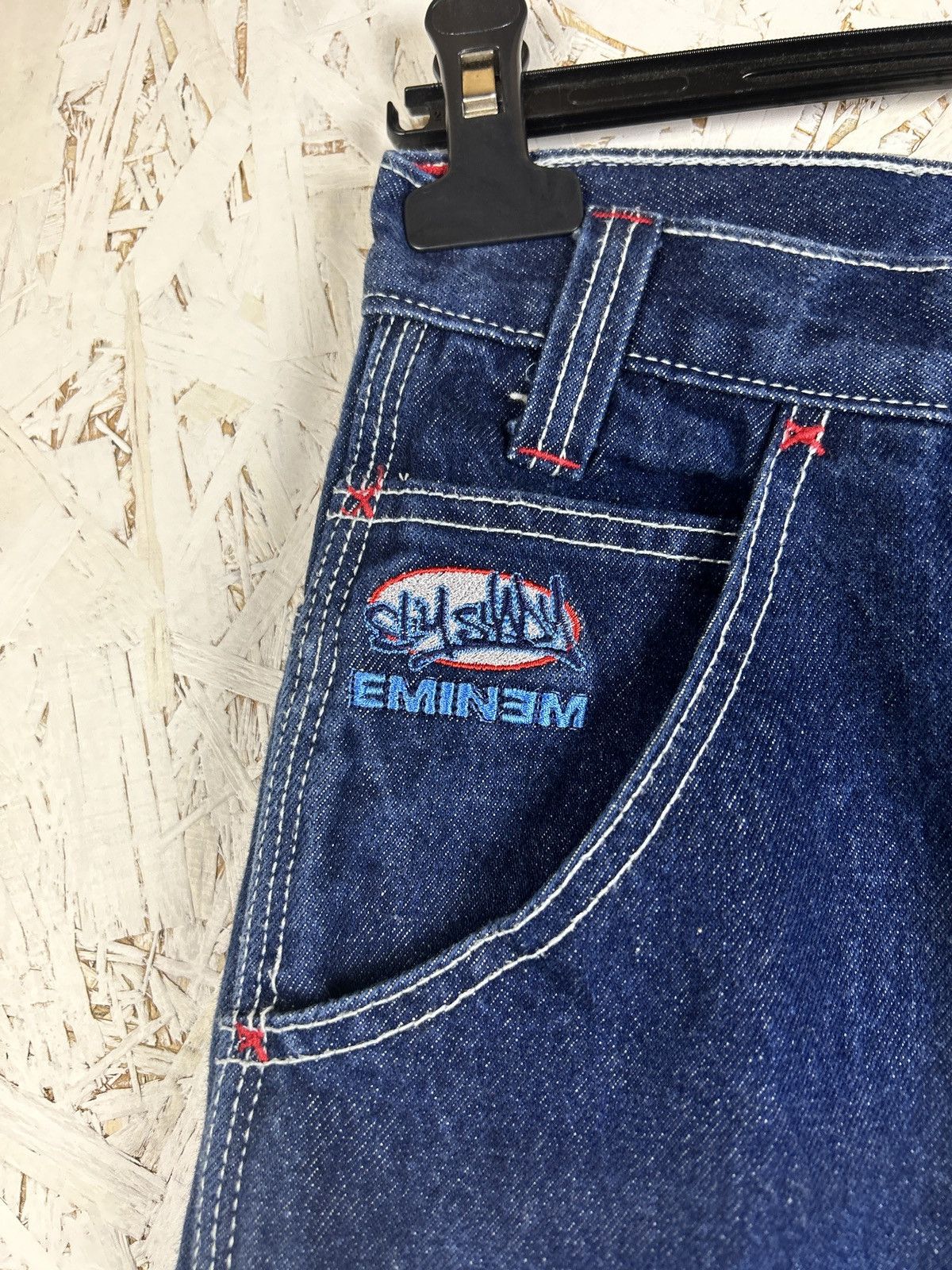 Eminem 90s Vintage Slim Shady Eminem Collection Rap Baggy Jeans 32 Size US 32 / EU 48 - 8 Thumbnail