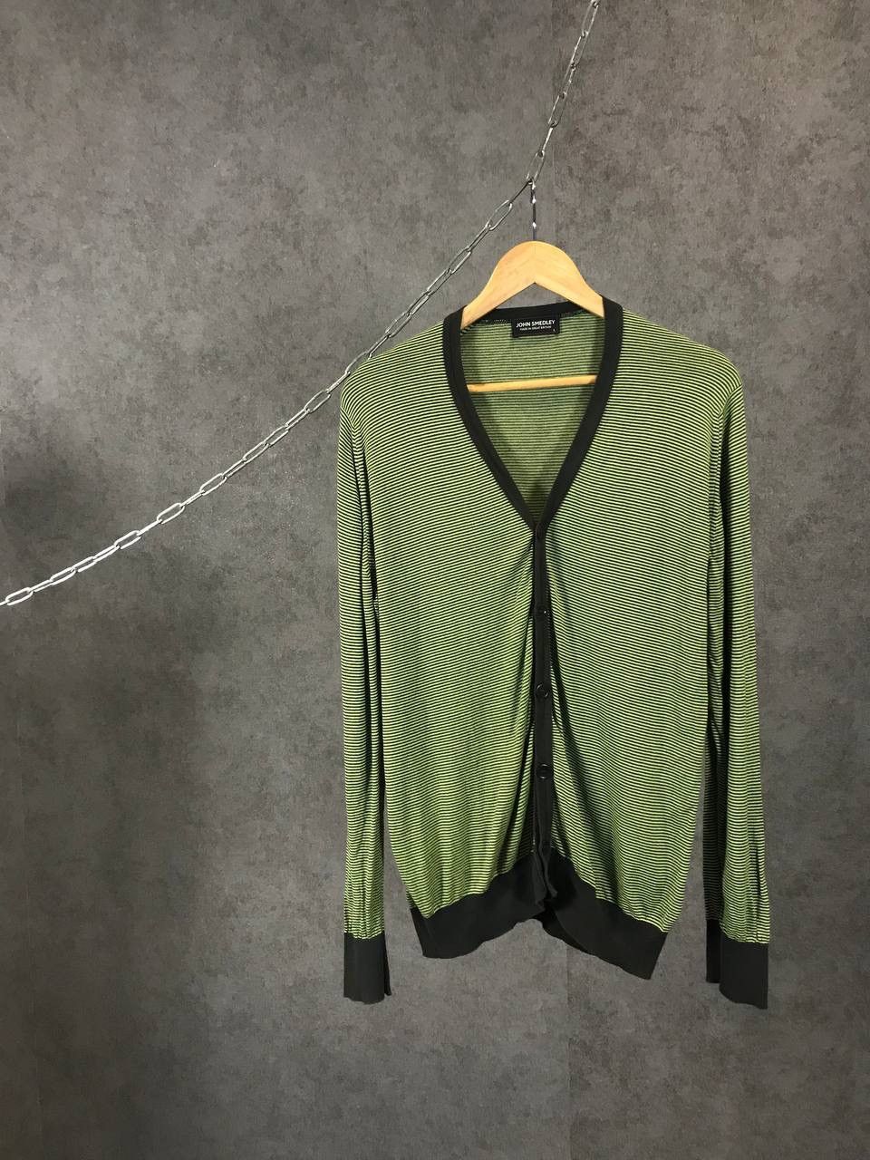 John Smedley John Smedley designer striped cardigan Size US L / EU 52-54 / 3 - 1 Thumbnail