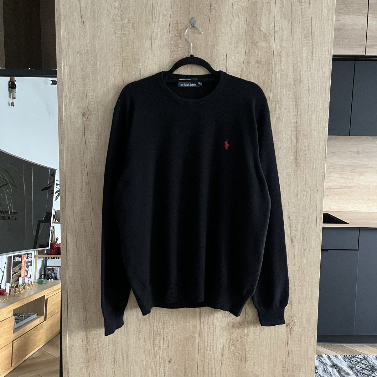 Polo Ralph Lauren Ralph Lauren Wool Knit Sweater Black Vintage Sweatshirt Y2K Size US XL / EU 56 / 4 - 10 Thumbnail
