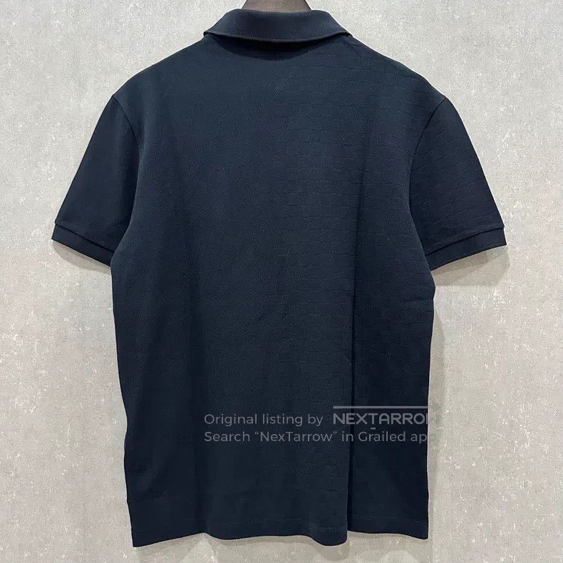 Louis Vuitton Louis Vuitton Navy Checker Polo Short Sleeve Size US M / EU 48-50 / 2 - 2 Thumbnail
