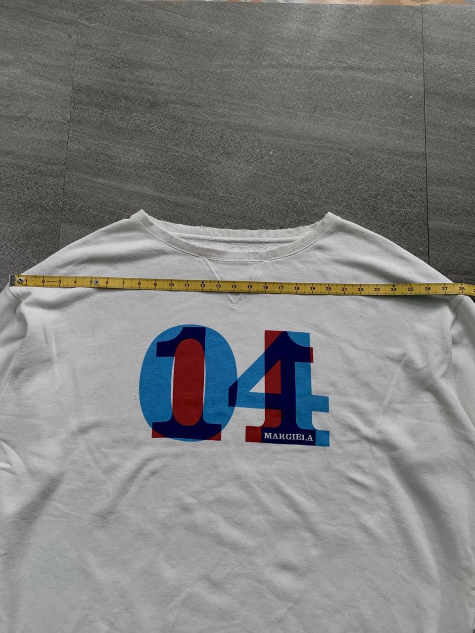 Maison Margiela FREE TAX! 3D Number Logo Oversized Crewneck Size US XL / EU 56 / 4 - 21 Thumbnail