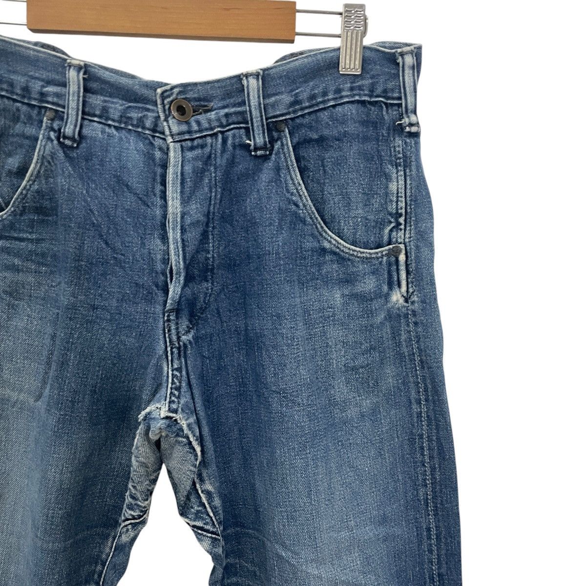Japanese Brand Vintage Bruno Boinne Selvedge Distressed Denim Jeans Size US 31 - 2 Thumbnail