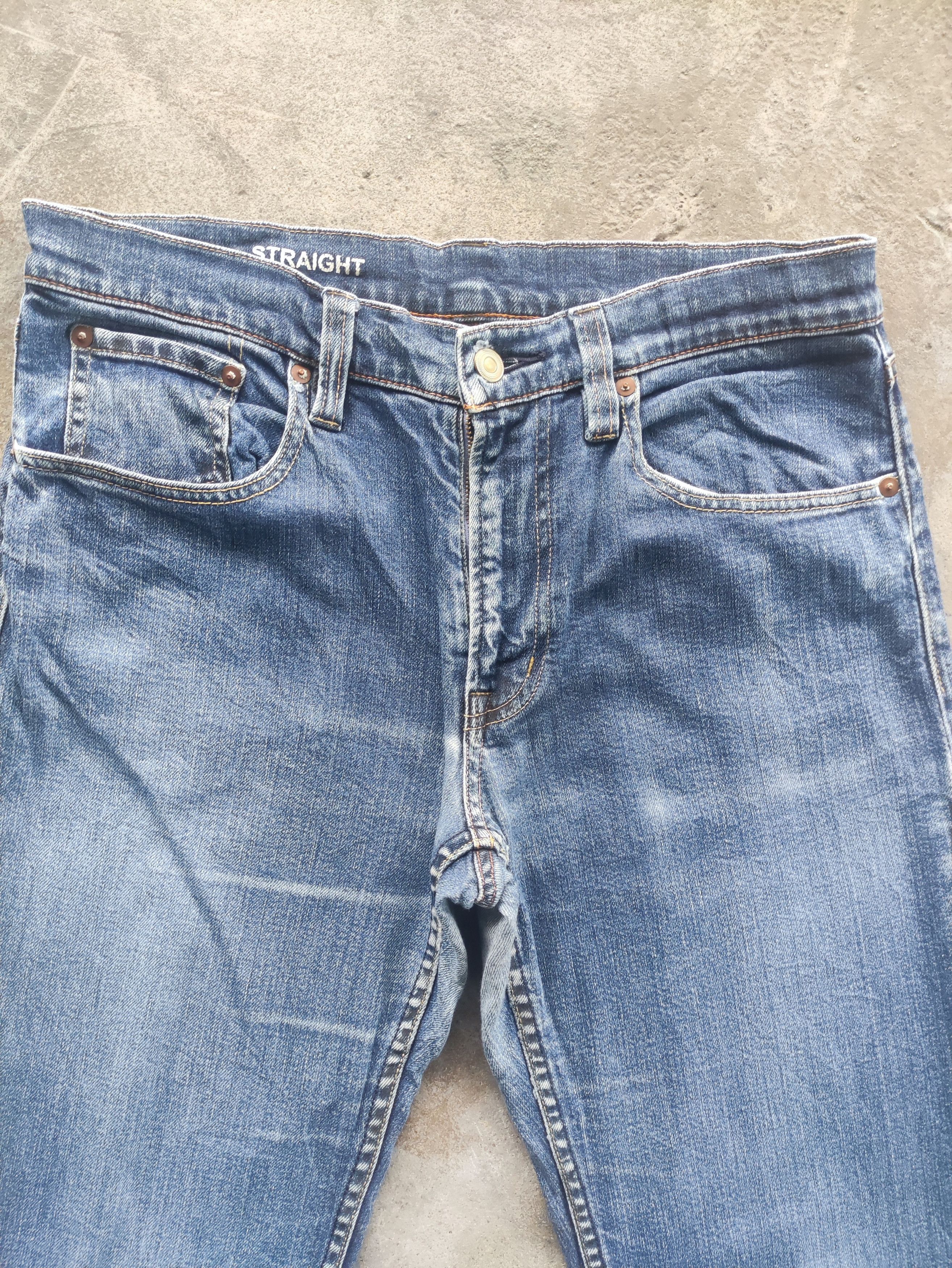 Japanese Brand Vintage Japanese Brand Straight Cut Jeans Faded Pants Size US 32 / EU 48 - 3 Thumbnail
