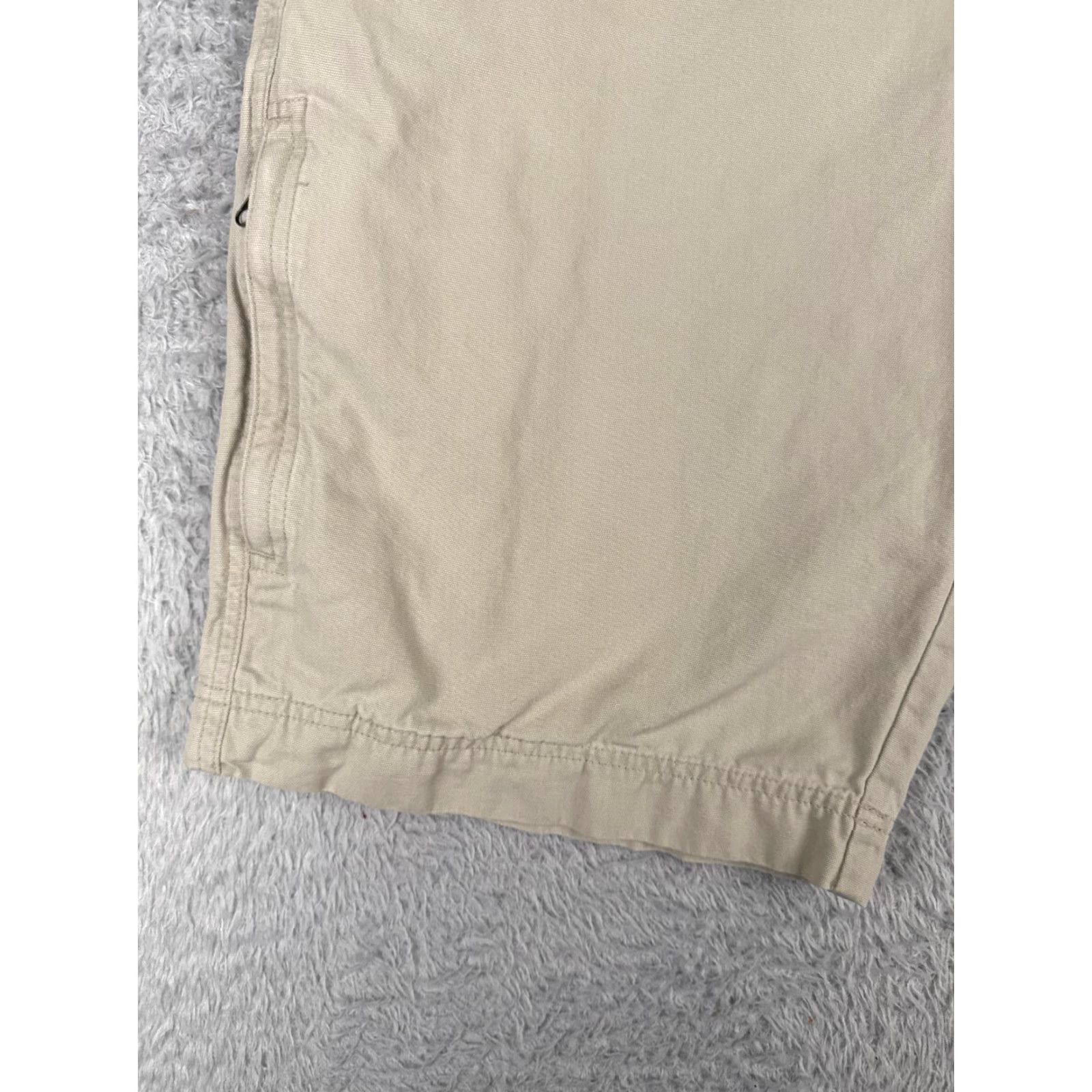 Vintage Columbia Men Cargo Shorts 34 Beige 100% Cotton Nylon Zip Pockets Bridge Hike Camp 34x11 Mens Regular Beige Cargo Pocket Size US 34 / EU 50 - 3 Thumbnail