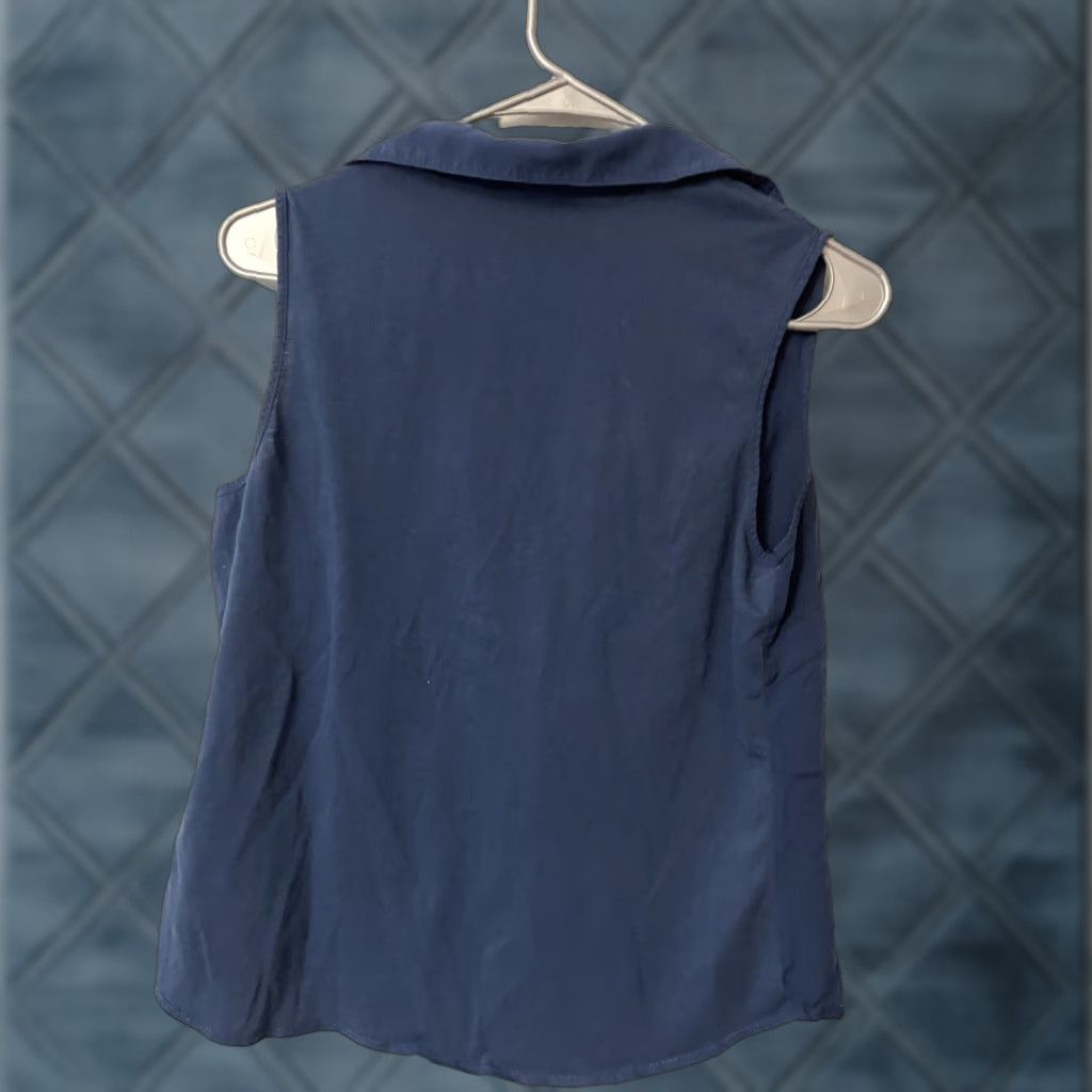 Vintage Sonoma Goods For Life Shirt Womens Medium Blue Sleeveless Henley Size M / US 6-8 / IT 42-44 - 1 Thumbnail