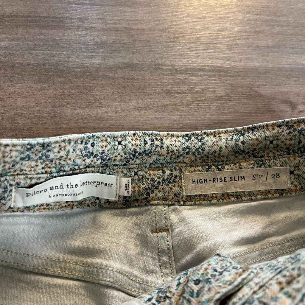 Anthropologie Anthropologie Pilcro Ultra High Rise Slim Utility Jeans Wome Size 28" / US 6 / IT 42 - 4 Thumbnail