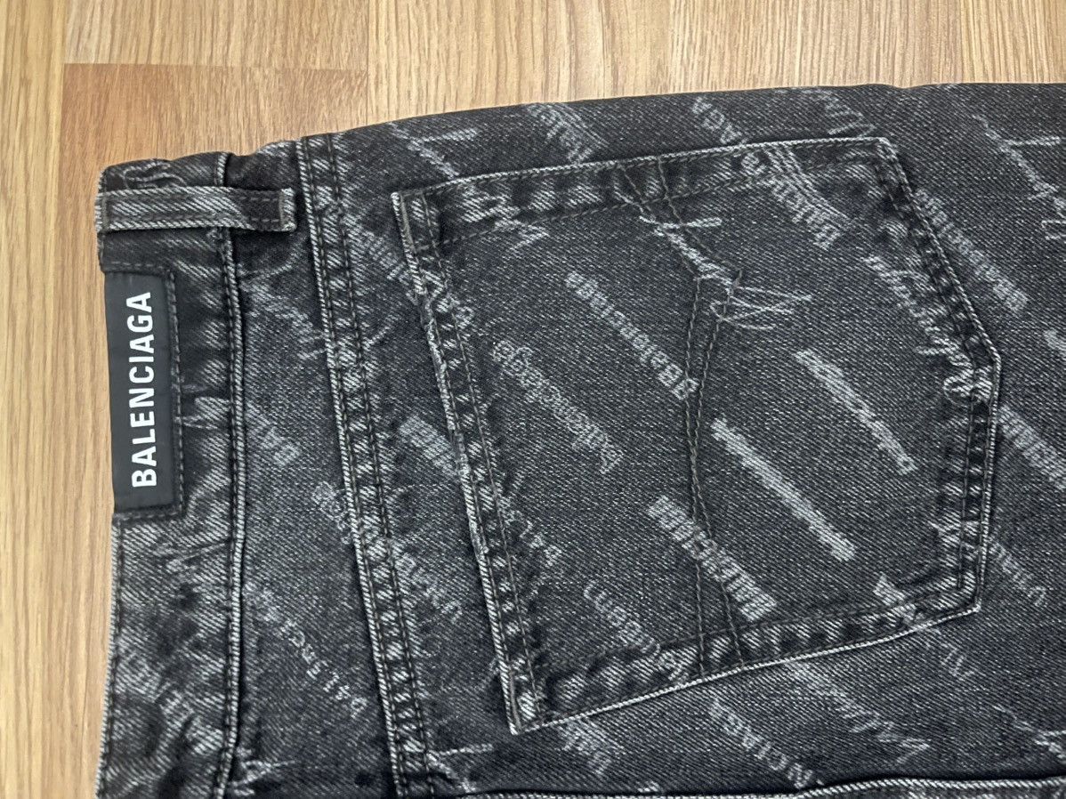 Balenciaga Balenciaga All-over Logo Mini skirt Size 27" / US 4 / IT 40 - 5 Thumbnail