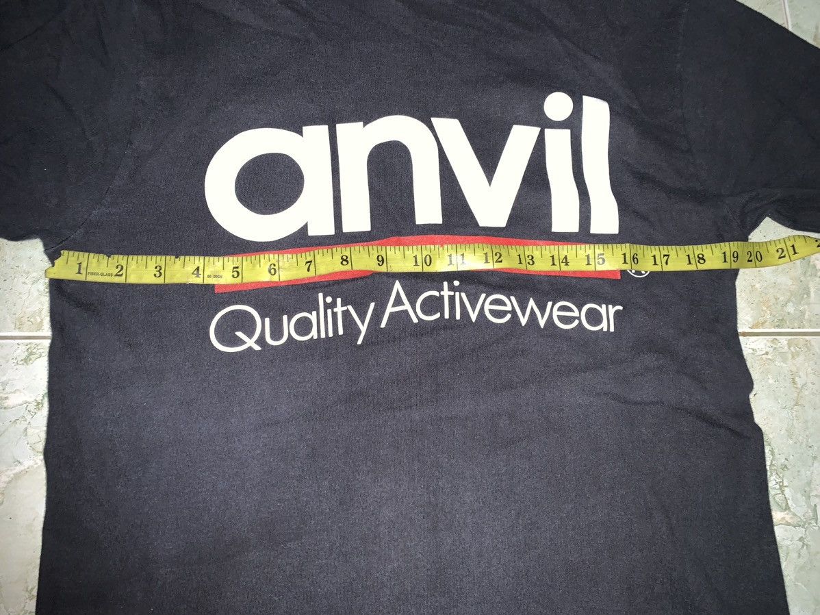 Vintage RARE!!!Vintage ANVIL Big Logo Long Sleeve Size US M / EU 48-50 / 2 - 9 Thumbnail