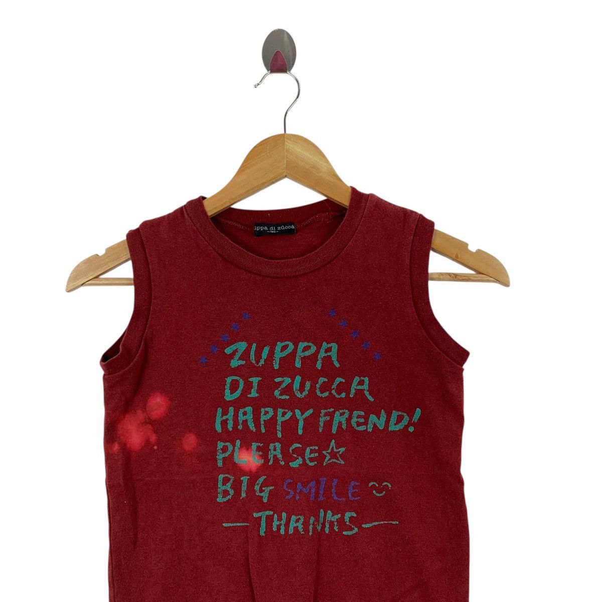 Vintage Vintage ZUPPA DI ZUCCA Issey Miyake Happy Frend Tshirt Size US XS / EU 42 / 0 - 2 Thumbnail