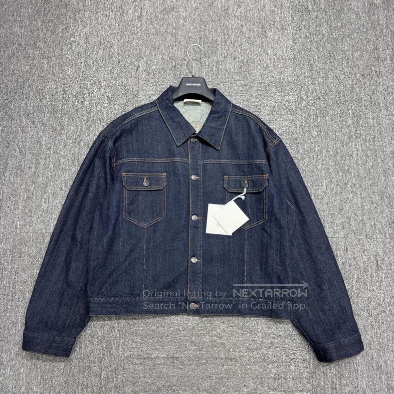 The Row The Row Dark blue denim jacket Size L / US 10 / IT 46 - 1 Thumbnail