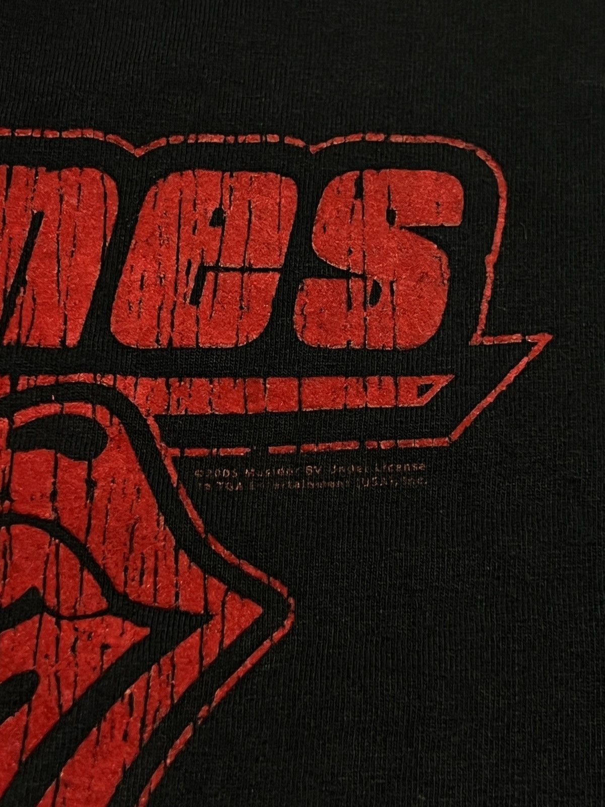 Vintage Vintage The Rolling Stones Lips Velvet Print Band Tee Size US XL / EU 56 / 4 - 3 Thumbnail