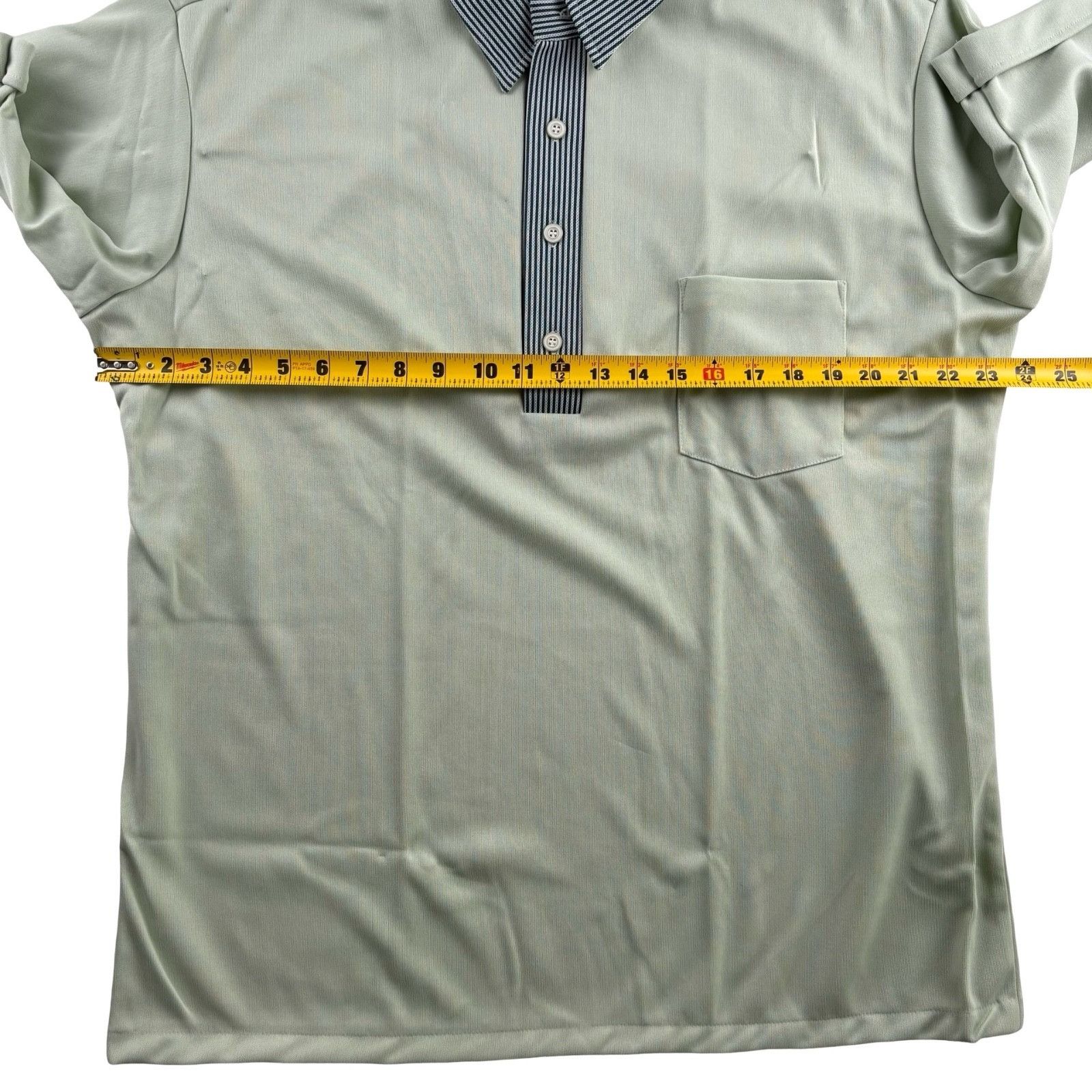 Haband VTG NEW Haband Men’s 1970’s S/S Collared Shirt Green • 2XL Size US XXL / EU 58 / 5 - 5 Thumbnail