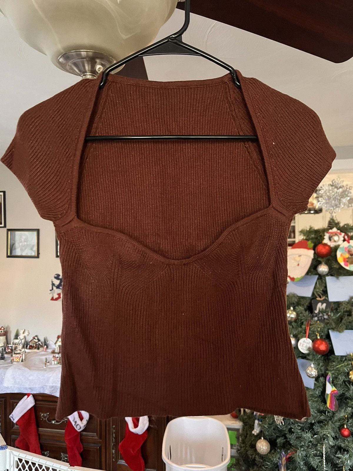 Other Brown crop top Size S / US 4 / IT 40 - 1 Thumbnail