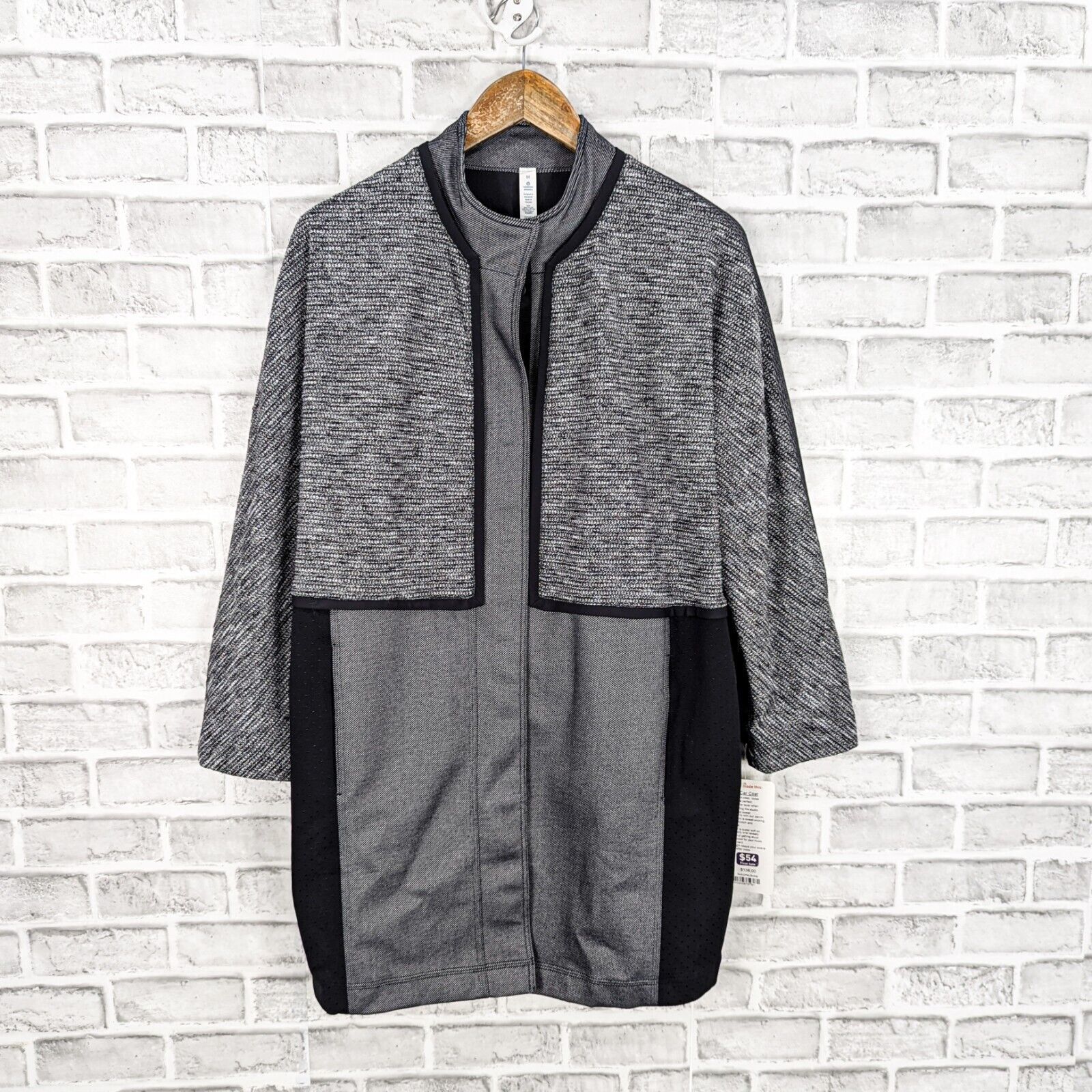 Lululemon Lululemon Cocoon Car Coat Jacket in Heather Gray Black Size M / US 6-8 / IT 42-44 - 3 Thumbnail