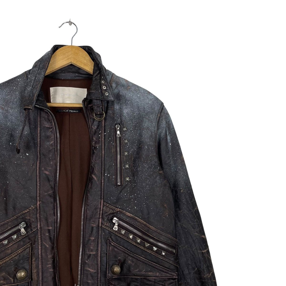 Japanese Brand × KMRii 💥ADVANTAGE CYCLE SKULL & STUD BIKER JACKET Size US S / EU 44-46 / 1 - 5 Thumbnail