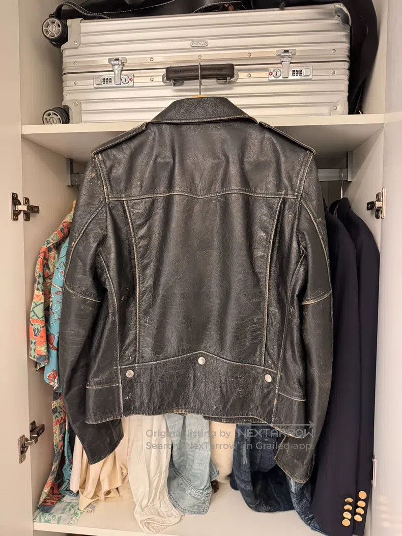 Saint Laurent Paris Saint Laurent Paris Distressed L01 Cowhide Leather Jacket Size US M / EU 48-50 / 2 - 3 Thumbnail