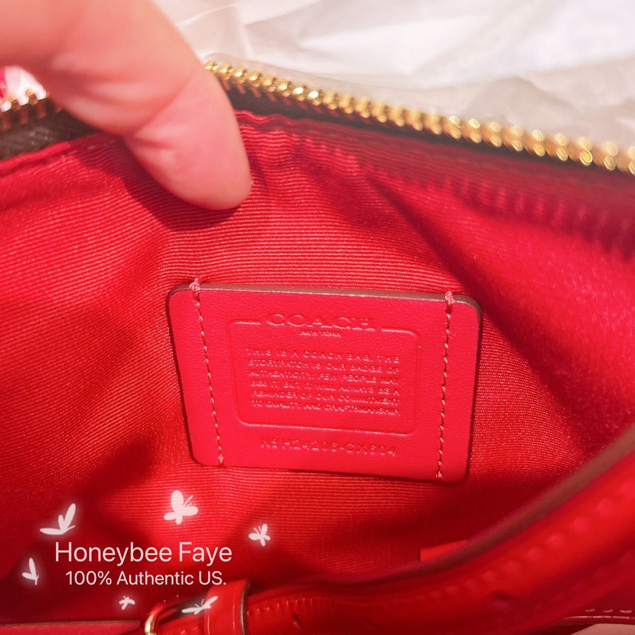 Coach NWT Coach Zip Top Crossbody Bag In Signature Canvas CX604 Size ONE SIZE - 5 Thumbnail
