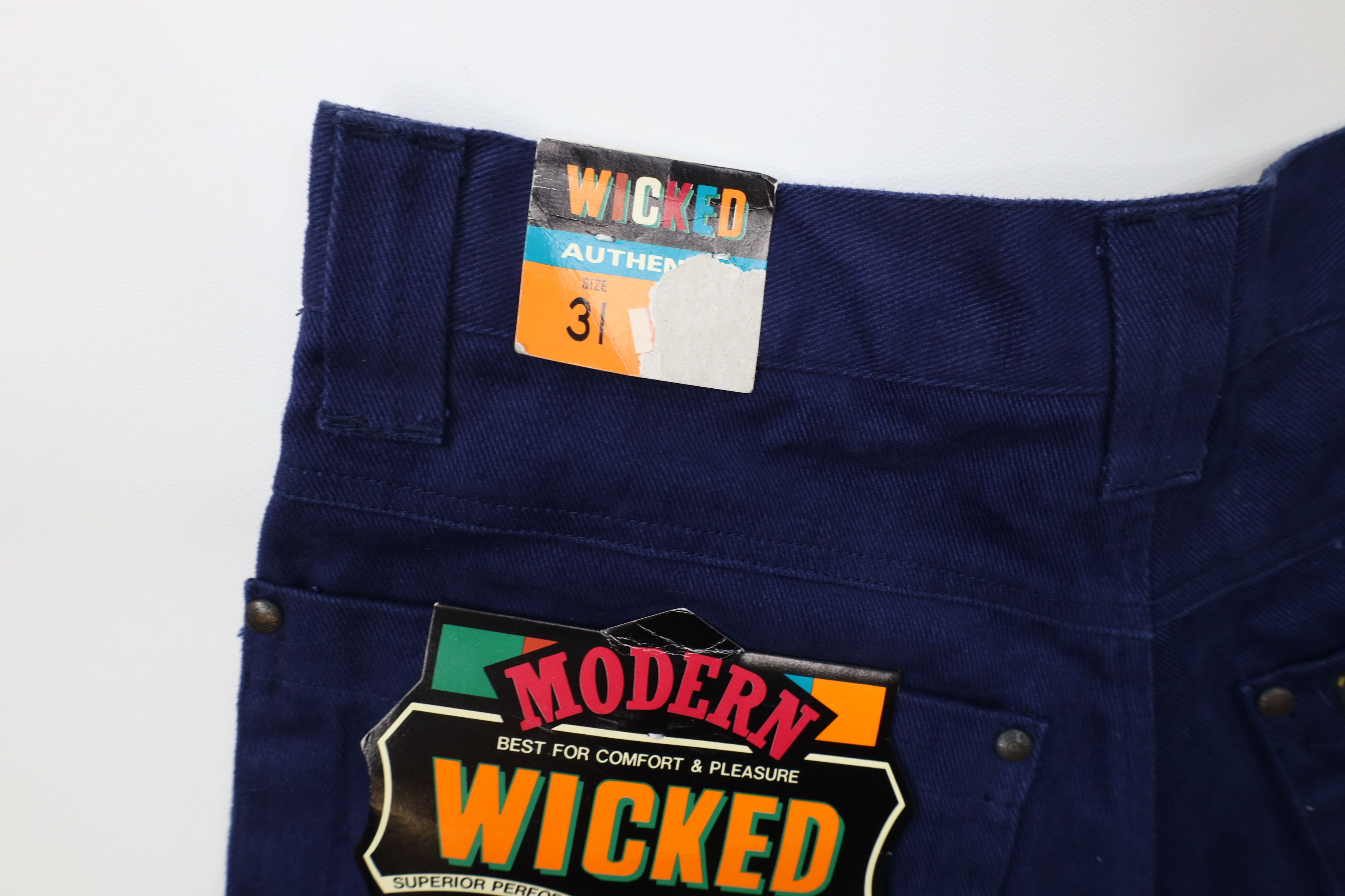 Vintage Deadstock Vintage 90s Streetwear Trim Skateboard Jeans Size US 31 - 16 Thumbnail
