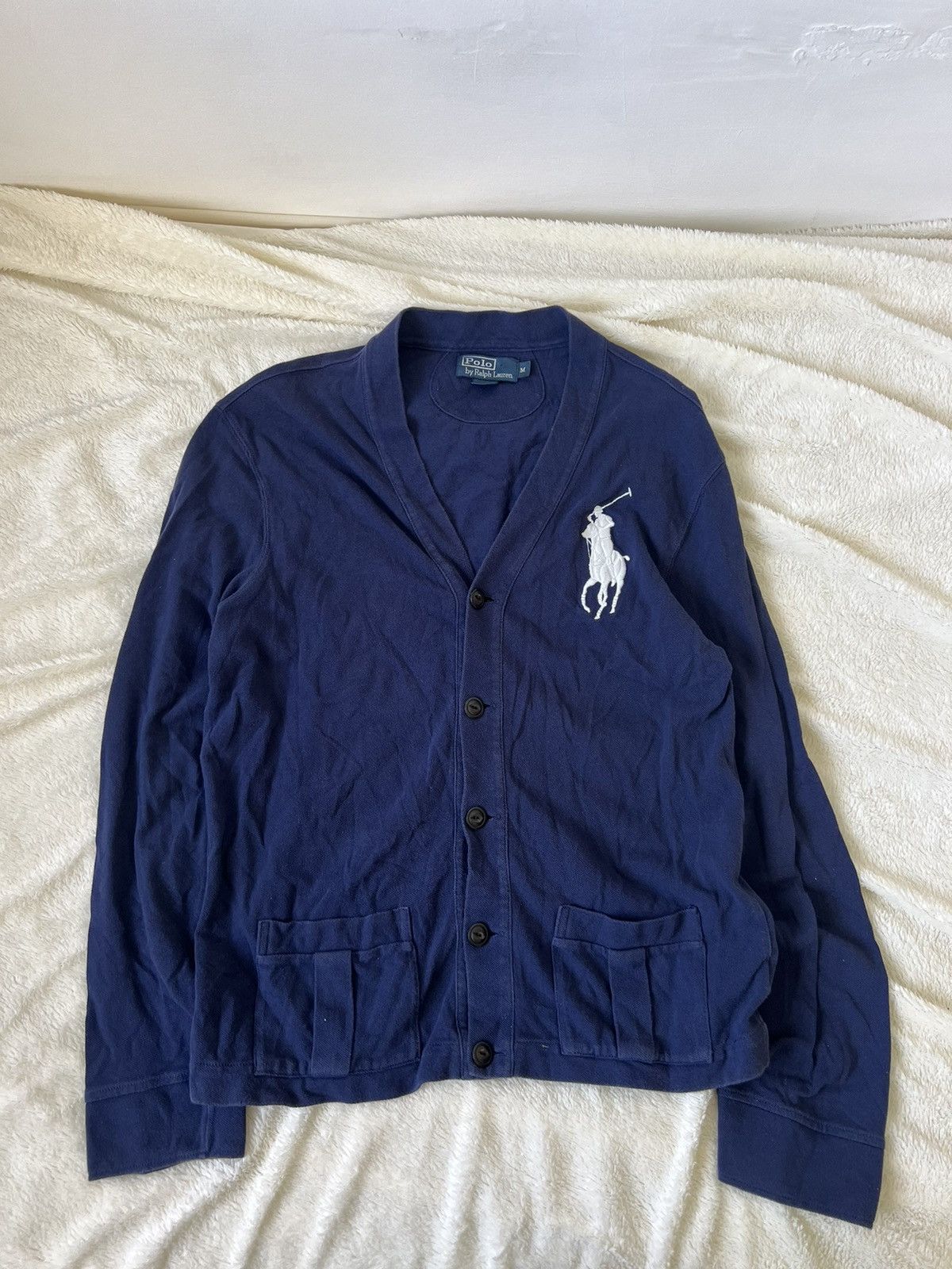 Polo Ralph Lauren vintage cardigan 90s avant garde hype
