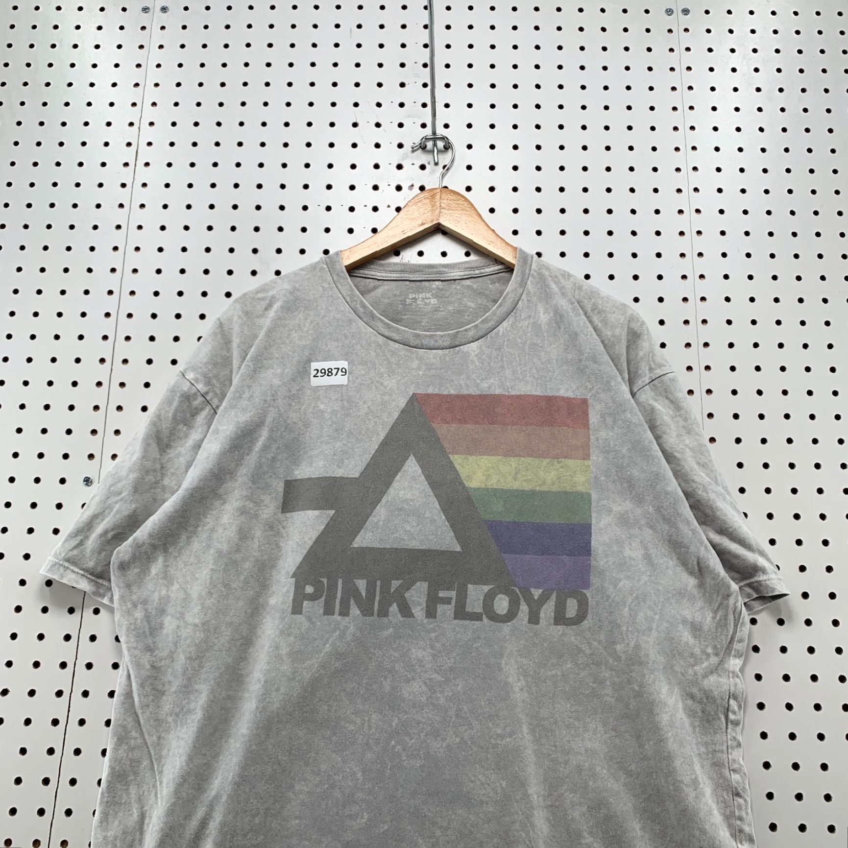 Vintage Pink Floyd Shirt Mens XL Gray Acid Wash Rainbow Graphic Music Band 25x30.5 Size US XL / EU 56 / 4 - 2 Thumbnail