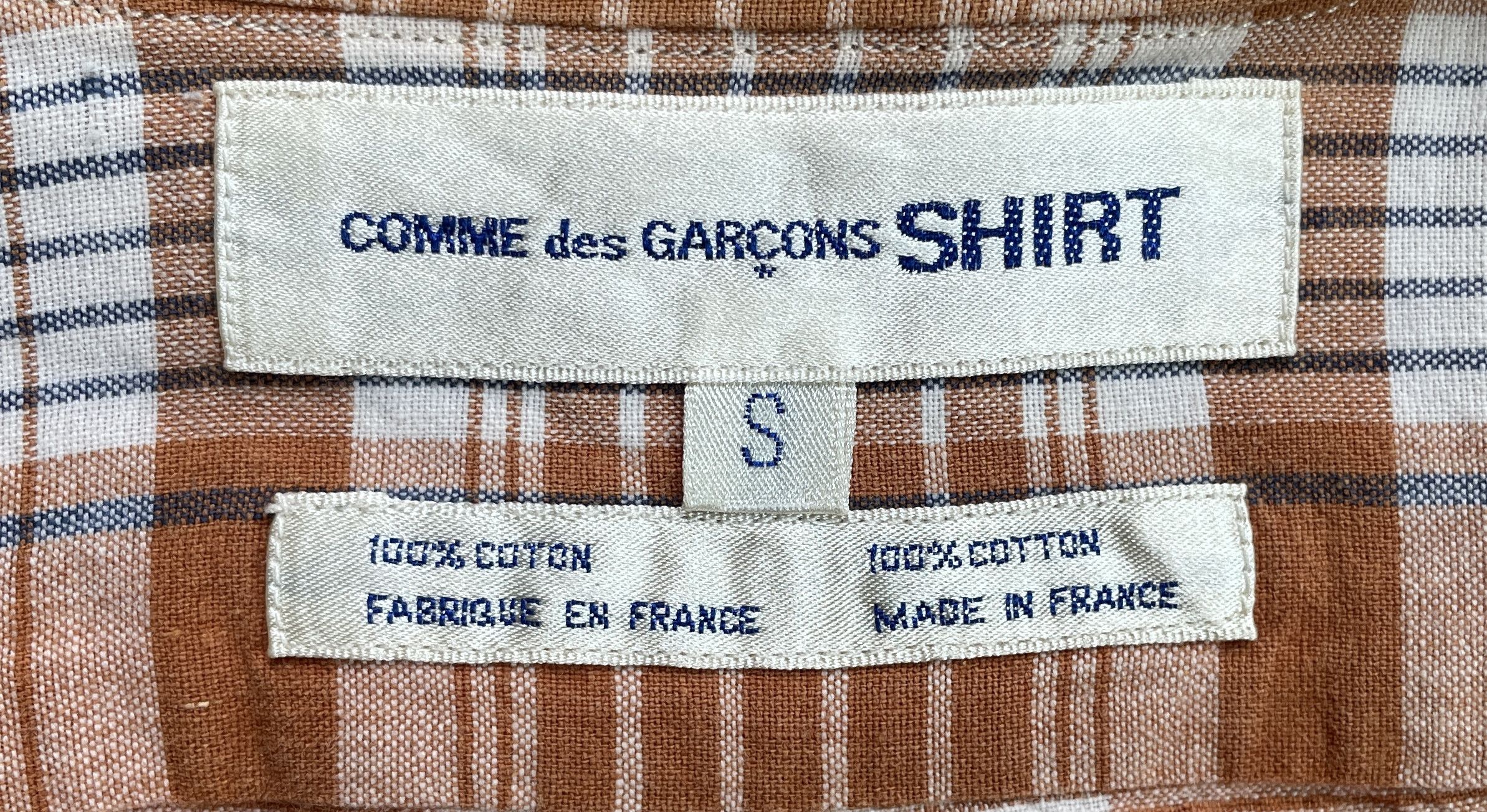Comme des Garcons SHIRT Comme des Garcons Shirt Flannel Shirt Size US S / EU 44-46 / 1 - 6 Thumbnail