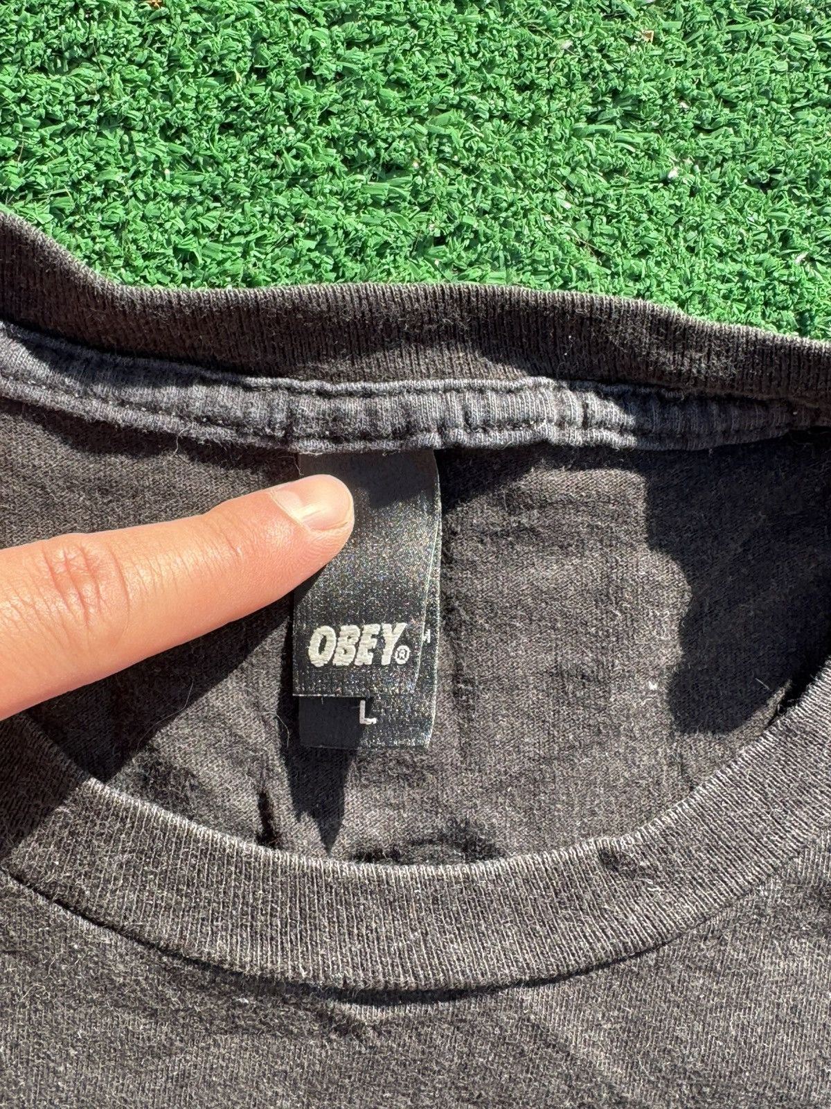 Obey Obey Records T-Shirt Size US L / EU 52-54 / 3 - 2 Thumbnail
