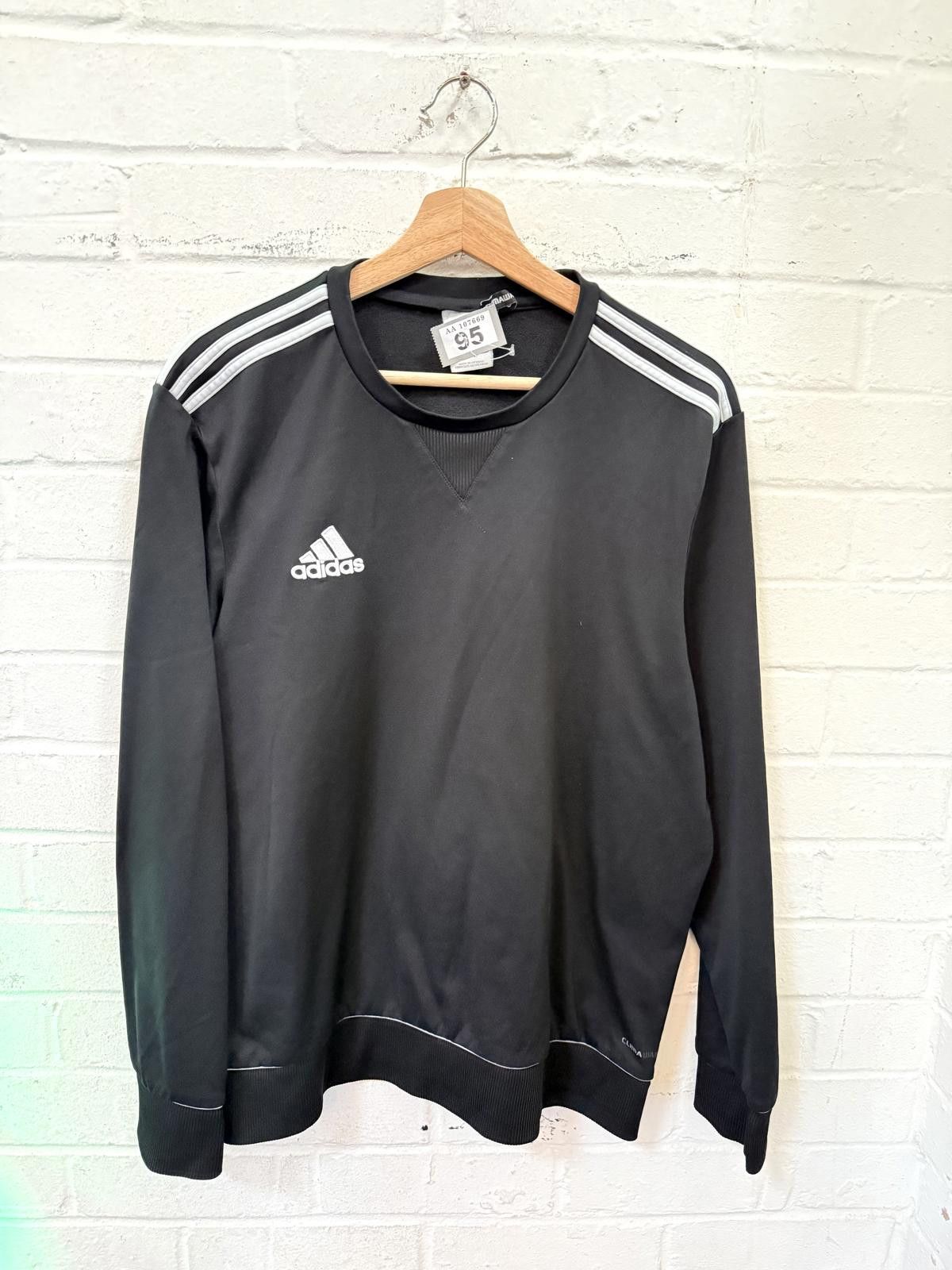 Adidas Adidas Men's Black Long Sleeve Activewear Top Size ONE SIZE - 1 Thumbnail