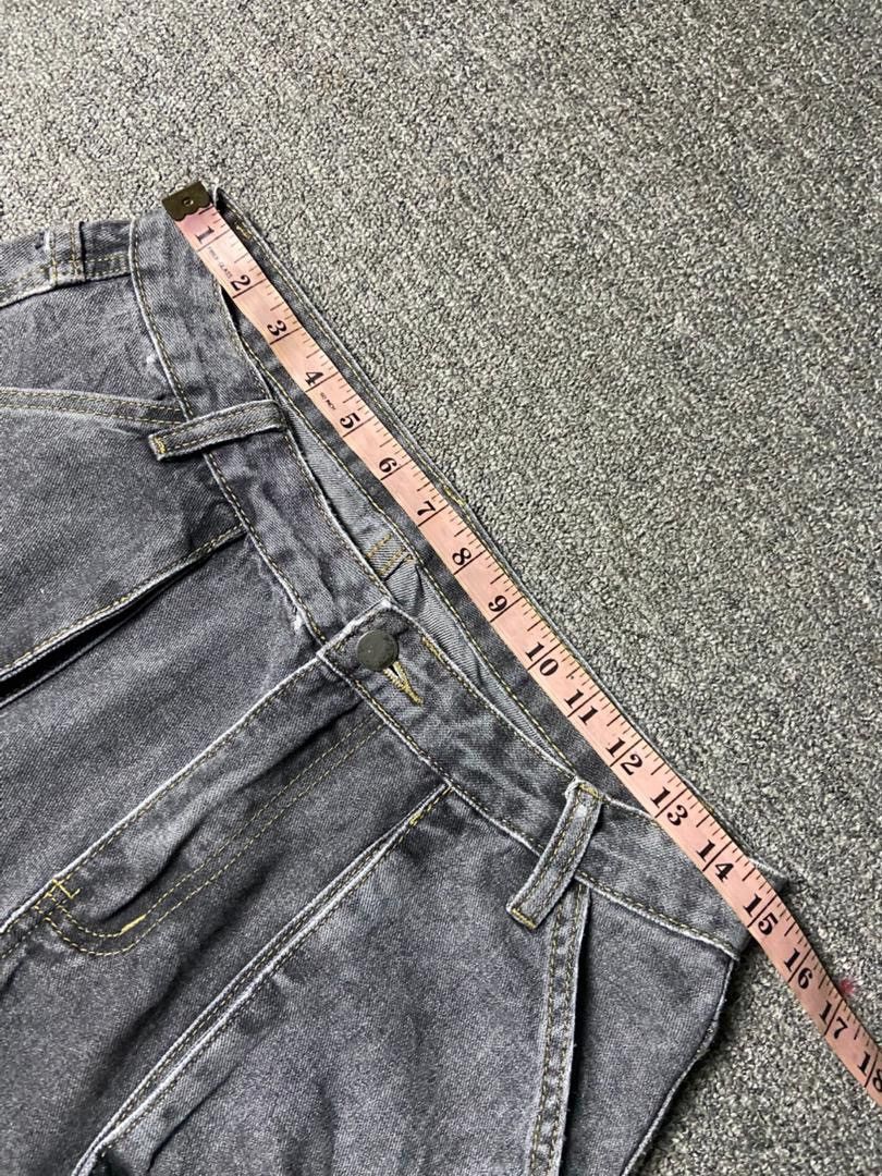 Japanese Brand Romme Brand Distressed Cargo Jeans (172) Size US 30 / EU 46 - 9 Thumbnail
