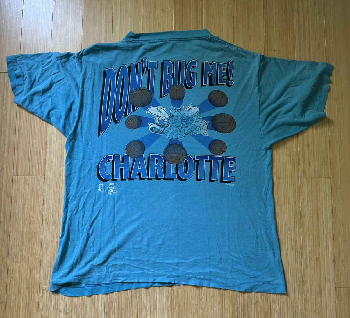 NBA × Vintage Rare Vintage 1990’s Charlotte Hornets Tee Size US XL / EU 56 / 4 - 2 Thumbnail