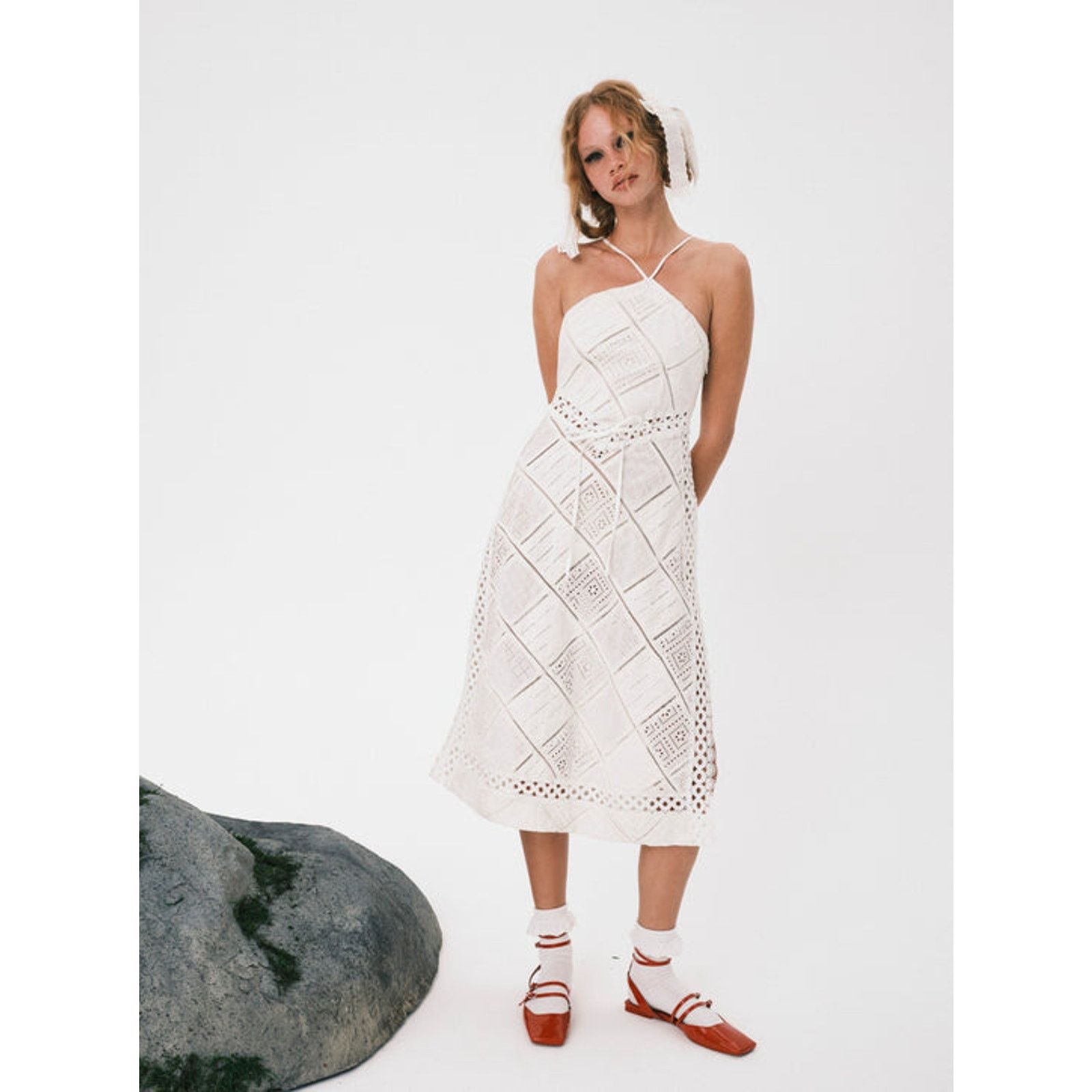 Free People New FREE PEOPLE For Love & Lemons Temple Midi Dress $269 S Size S / US 4 / IT 40 - 4 Thumbnail
