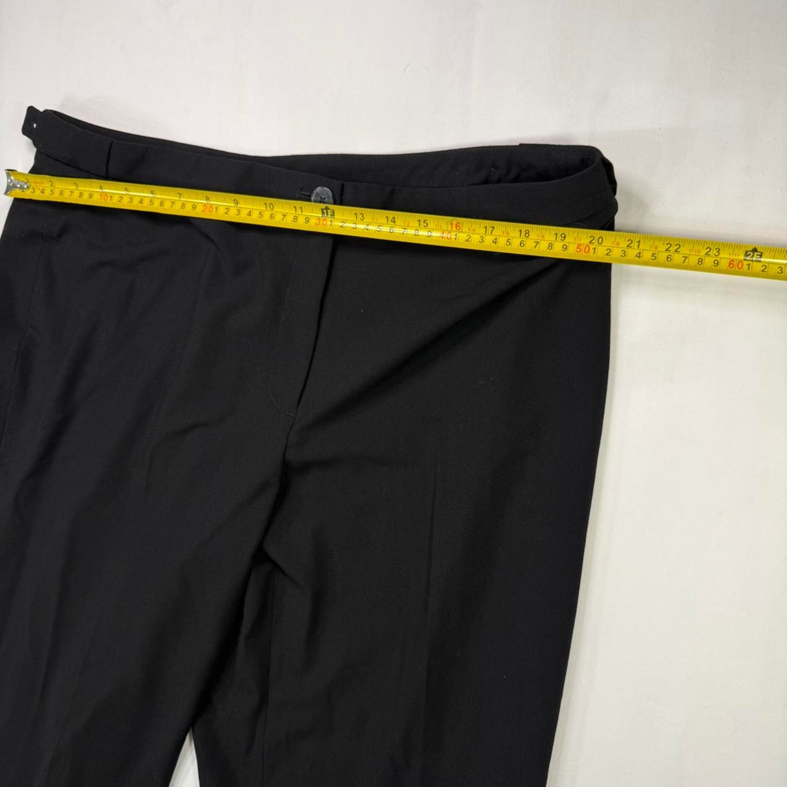 DKNY Black DKNY straight leg trousers with zipper closure Sz 16 Size 38" / US 16 / IT 52 - 3 Thumbnail