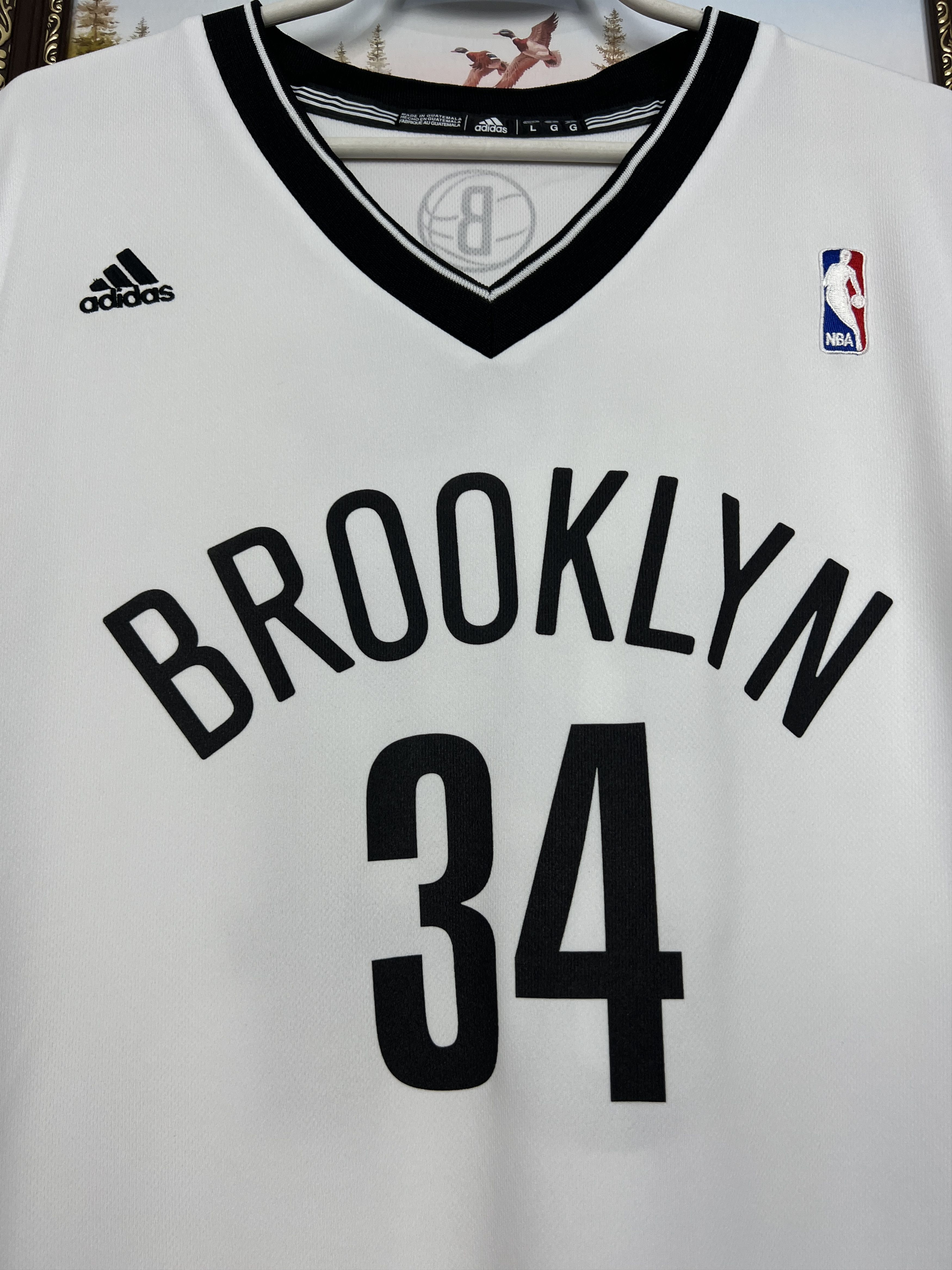 Adidas Adidas Brooklyn Nets #34 Paul Pierce Jersey NBA White Shirt Size US L / EU 52-54 / 3 - 3 Thumbnail