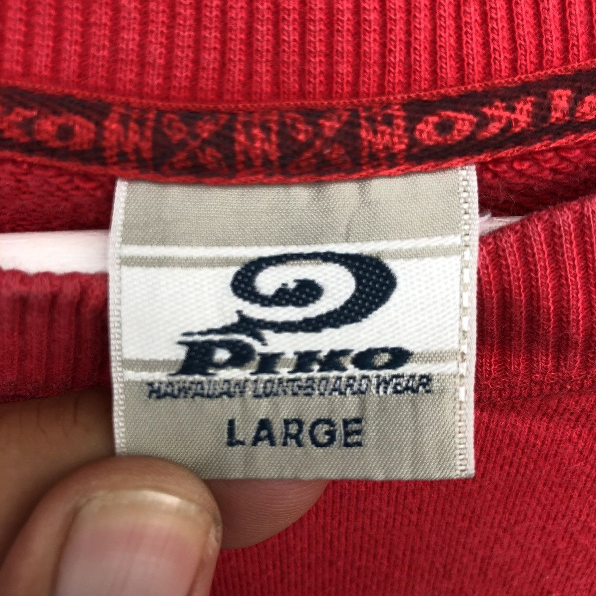 Vintage Vintage Piko Hawaiian Longboard Wear Sweatshirt Pullover Size US M / EU 48-50 / 2 - 8 Thumbnail